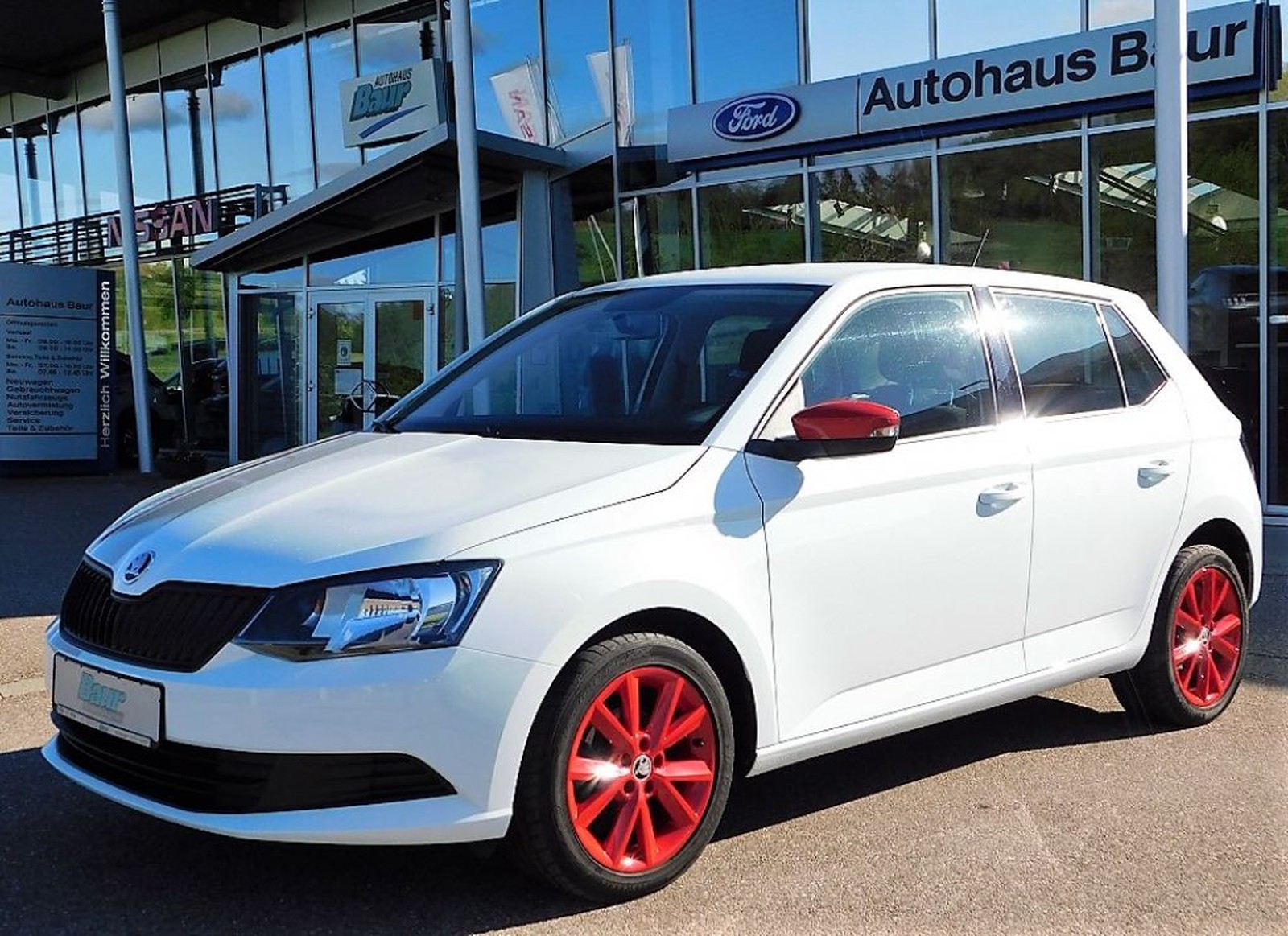 Skoda Fabia 1 2 TSI Cool Edition Red Grey AHK KLIMA Gebraucht Kaufen