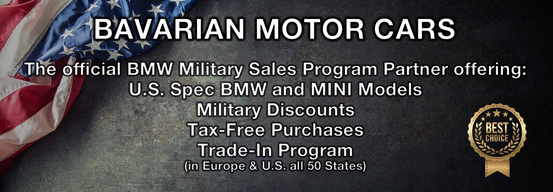 BMW Military Sales Program | BMW Military Sales