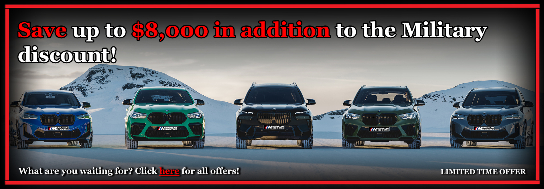 BMW Military Sales | Bavarian Motor Cars  | Special Offer  |  BMW Sale | 