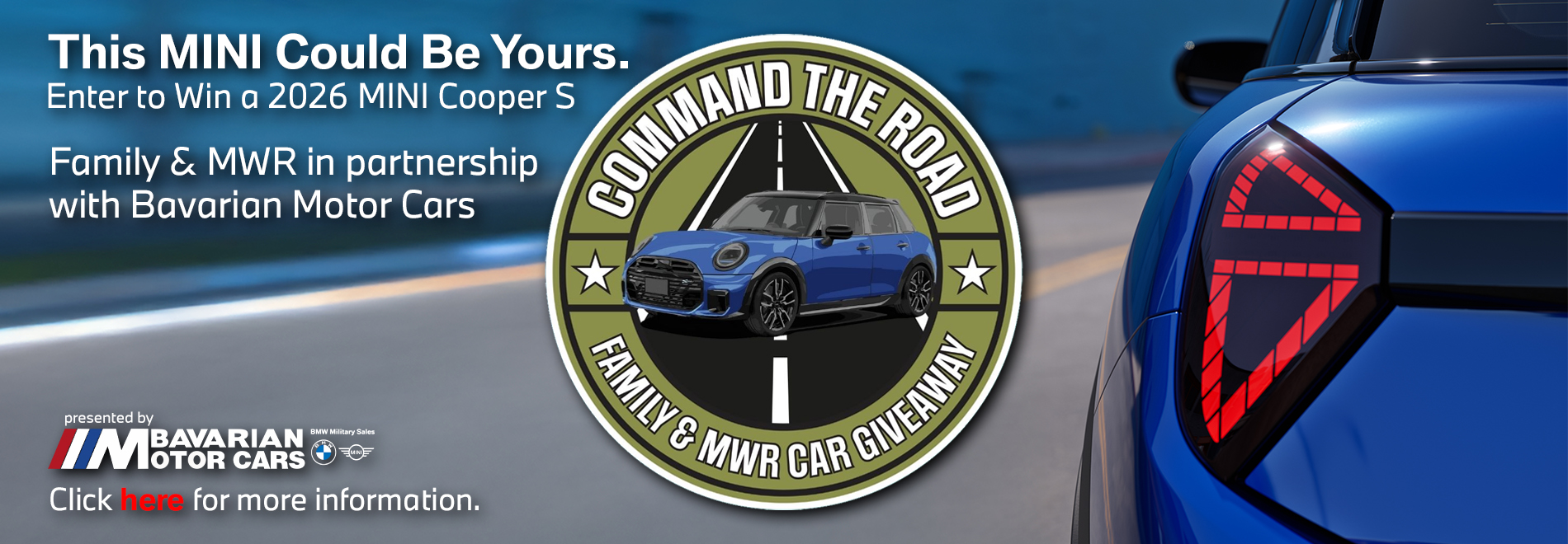 Family & MWR Car Giveaway | BMW & MINI Military Sales | Bavarian Motor Cars