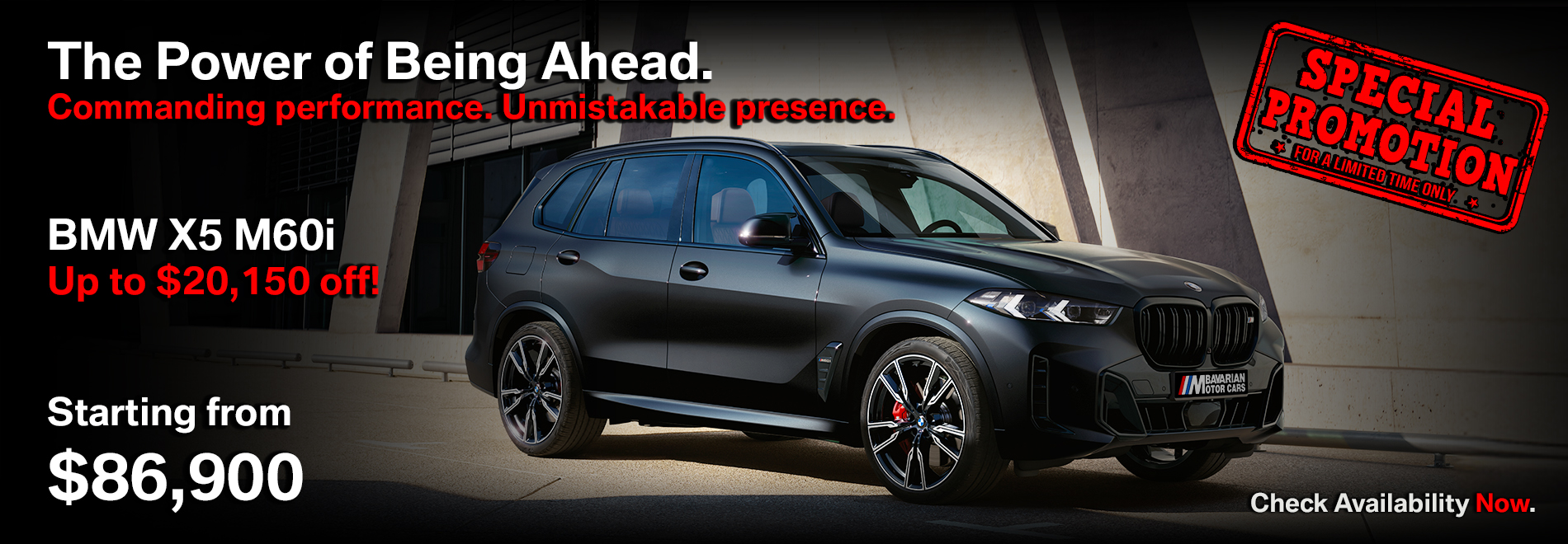 BMW Military Sales | Bavarian Motor Cars | Special Offer | BMW Sale | BMW X5 M60i