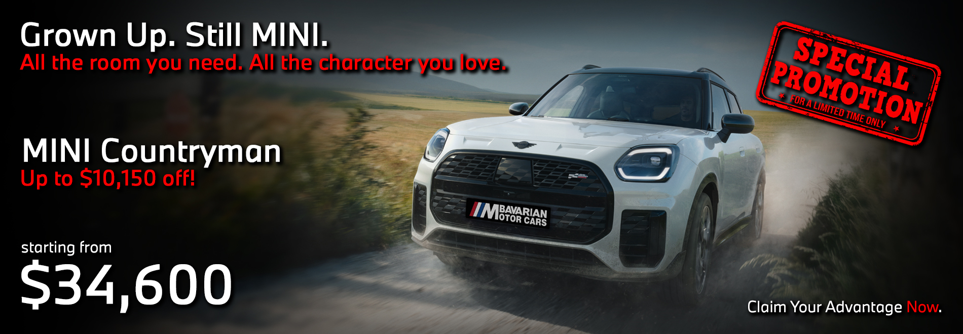 MINI Military Sales | Bavarian Motor Cars | Special Offer | MINI Sale | U25 2027 MINI Countryman S ALL4 | John Cooper Works | JCW Countryman