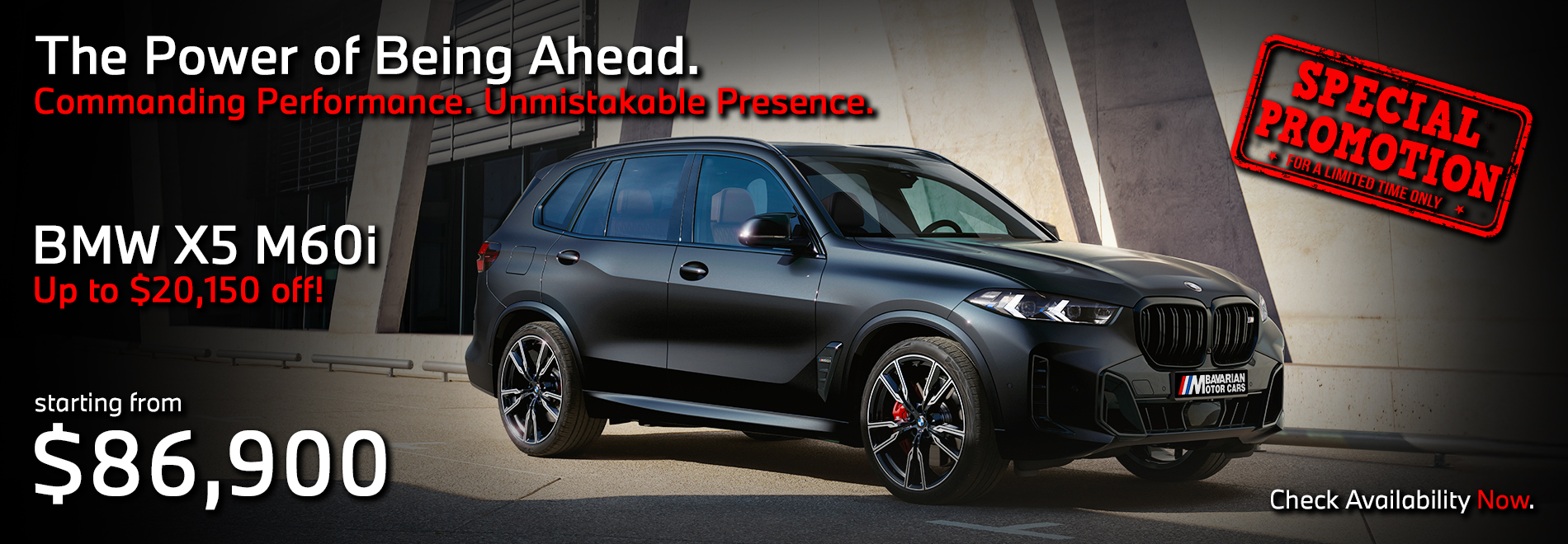 BMW Military Sales | Bavarian Motor Cars | Special Offer | BMW Sale | BMW X5 M60i