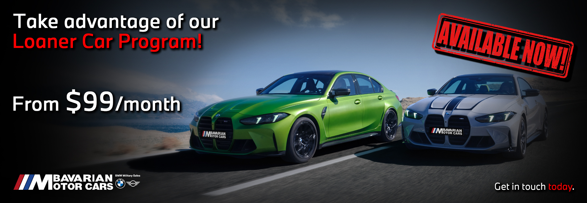 BMW Military Sales | Bavarian Motor Cars | Loaner Car Program | From $99/month