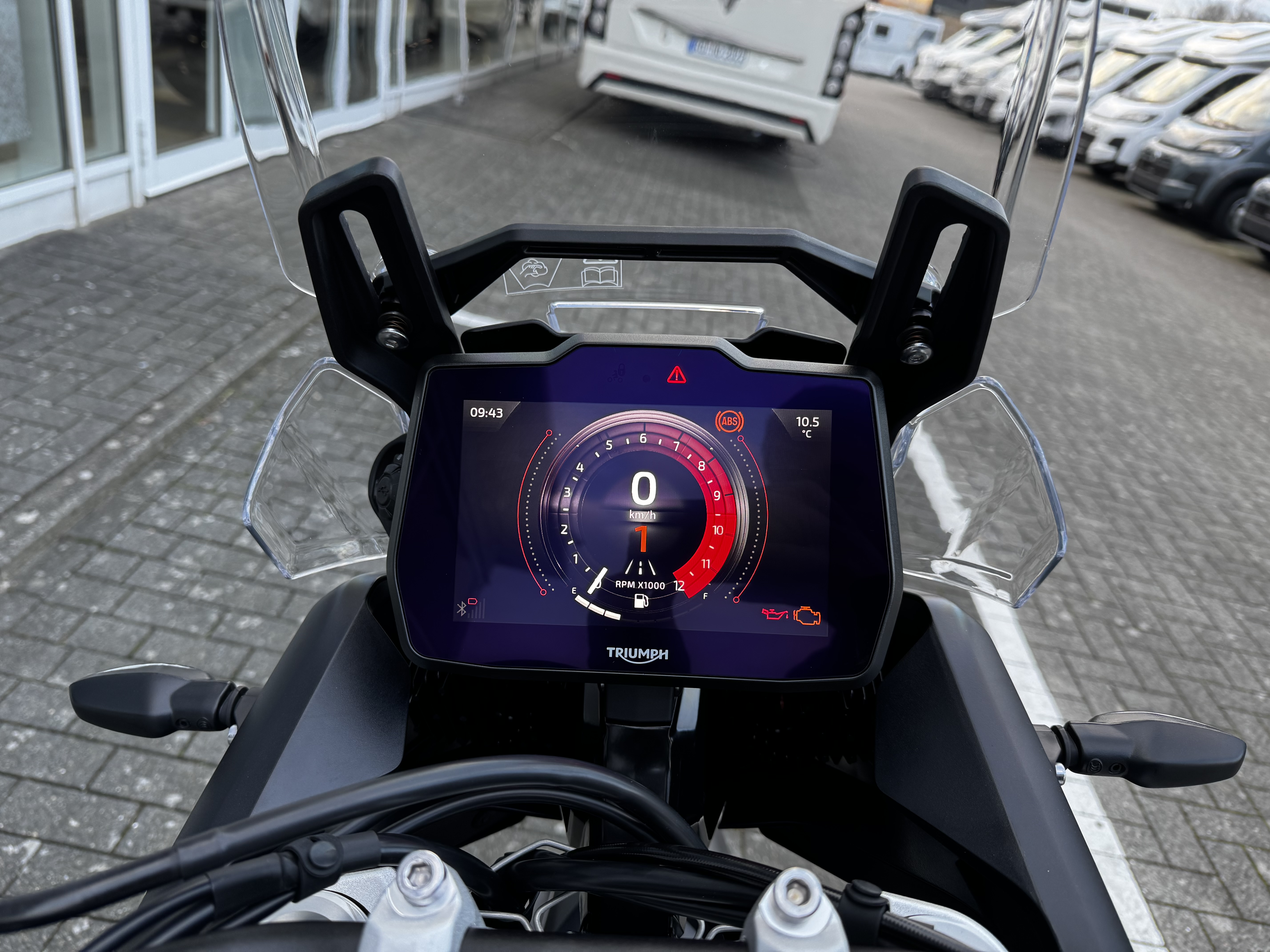 Daumennagel 19 - Triumph Tiger 900 Alpine Edition Akrapovic-Lager