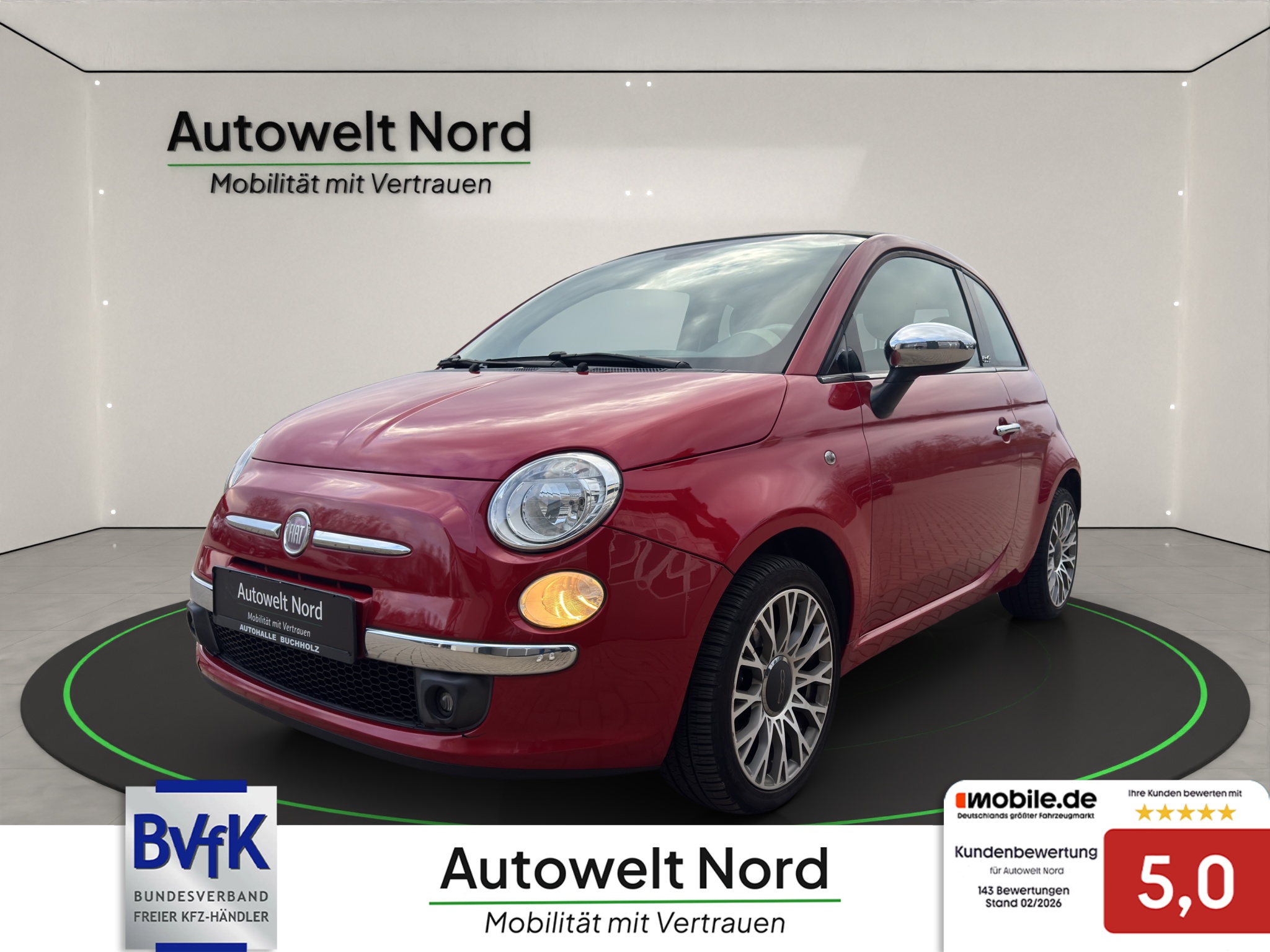 Fiat 500C Gebrauchtwagen Kaufen
