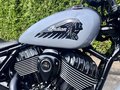 Daumennagel 7 - Indian Chief Bobber Dark Horse Storm Gray 4-Zoll-Touchscreen