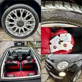 Daumennagel 19 - Fiat 500C 1.2 Lounge * Cabrio * Leder/Rot * 16"LM *