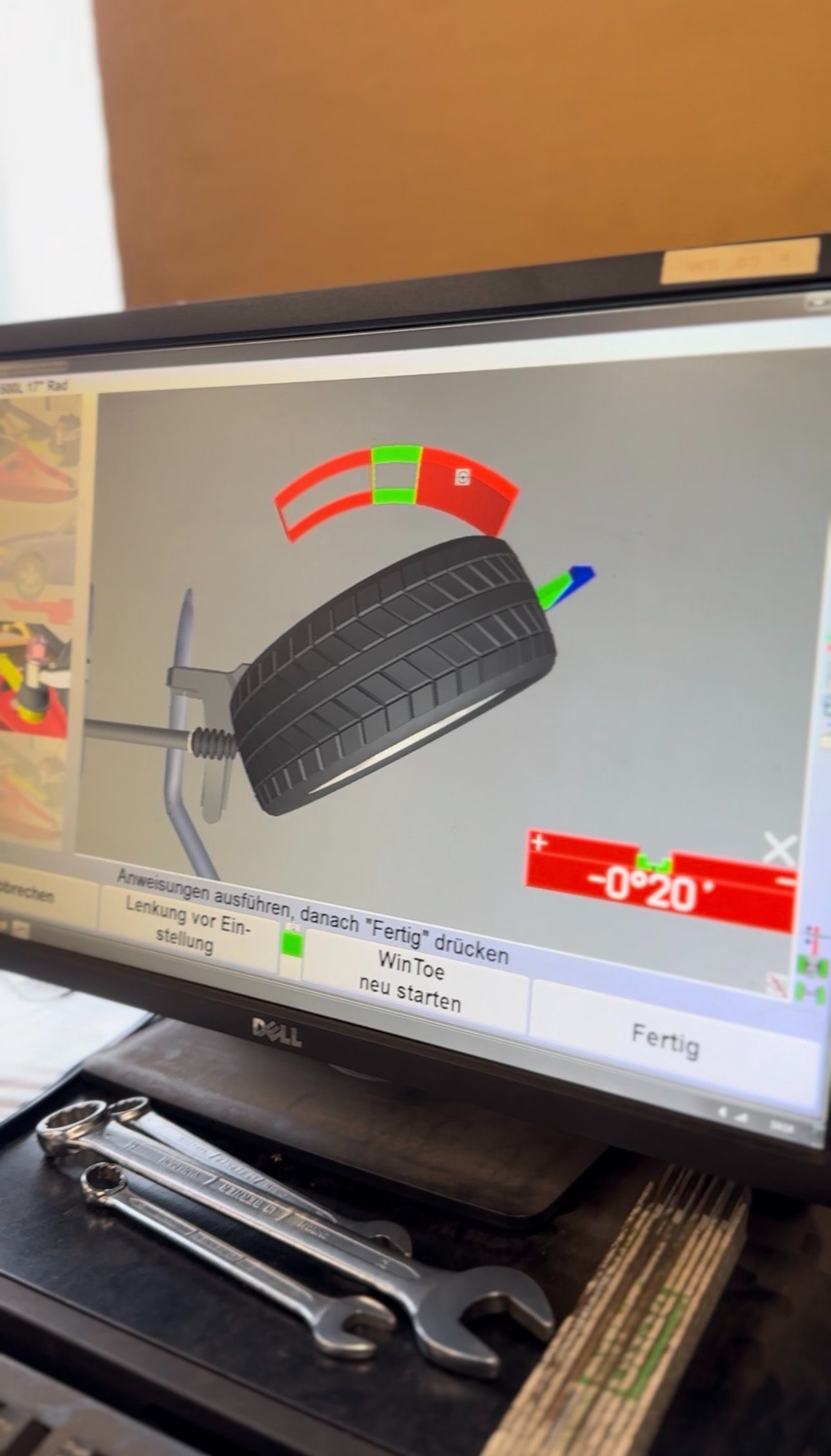 Achsvermessung Wildau Autohaus Dietz – Spurkorrektur am Bildschirm