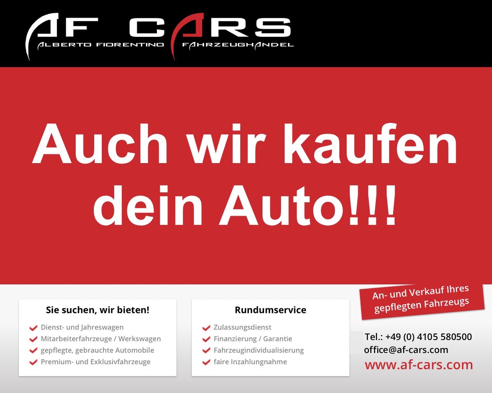AF Cars | Seevetal Hamburg | Ihr Wunschfahrzeug
