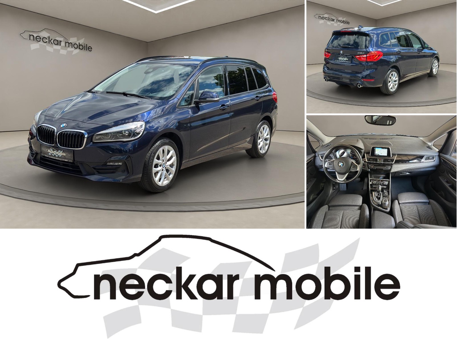 BMW 218d Autom. SportLine 7 Sitz Navi LED AHK KAM