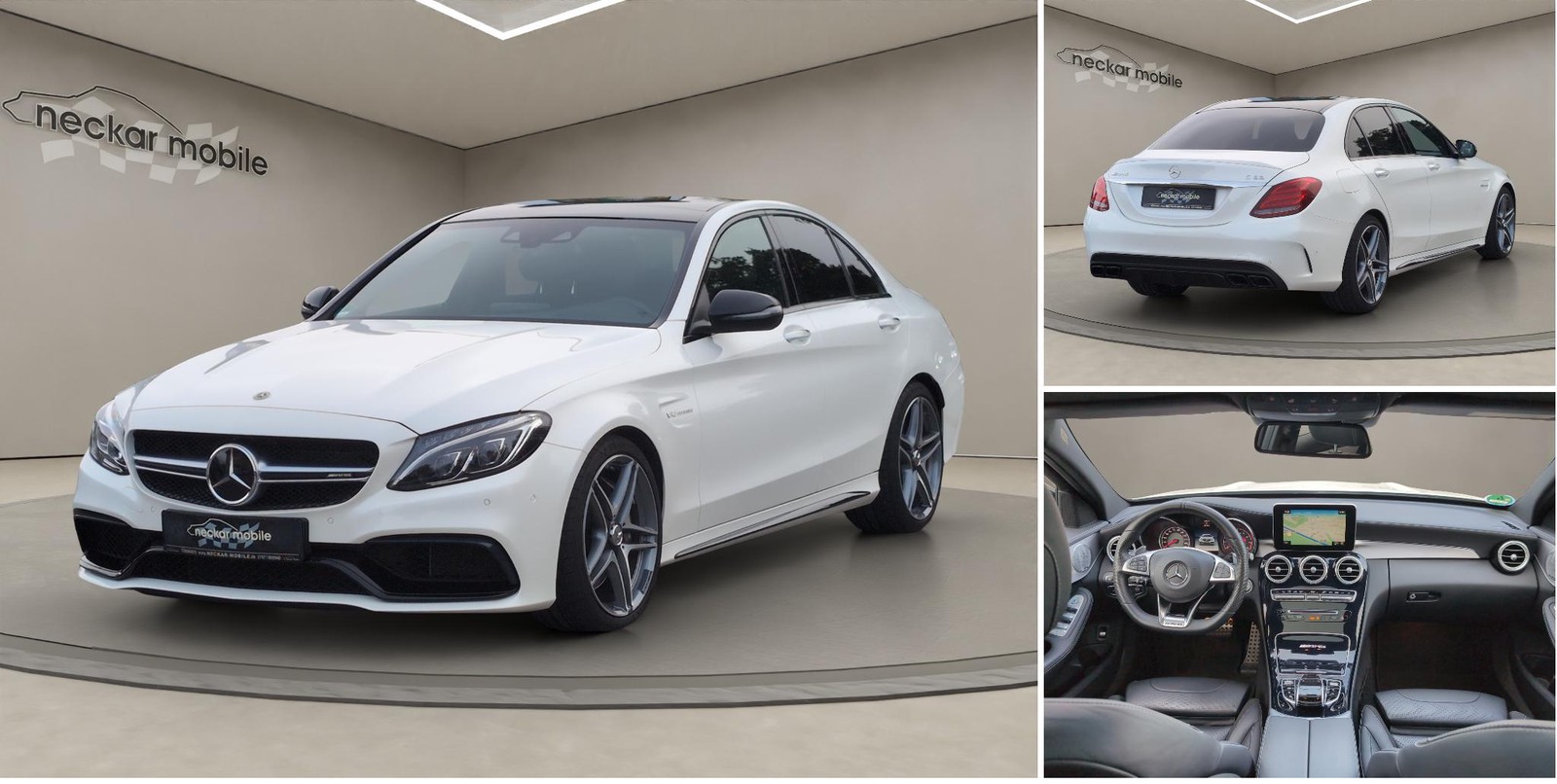 Mercedes-Benz C 63 AMG Burmest HuD Pano Kam Distronik MB100