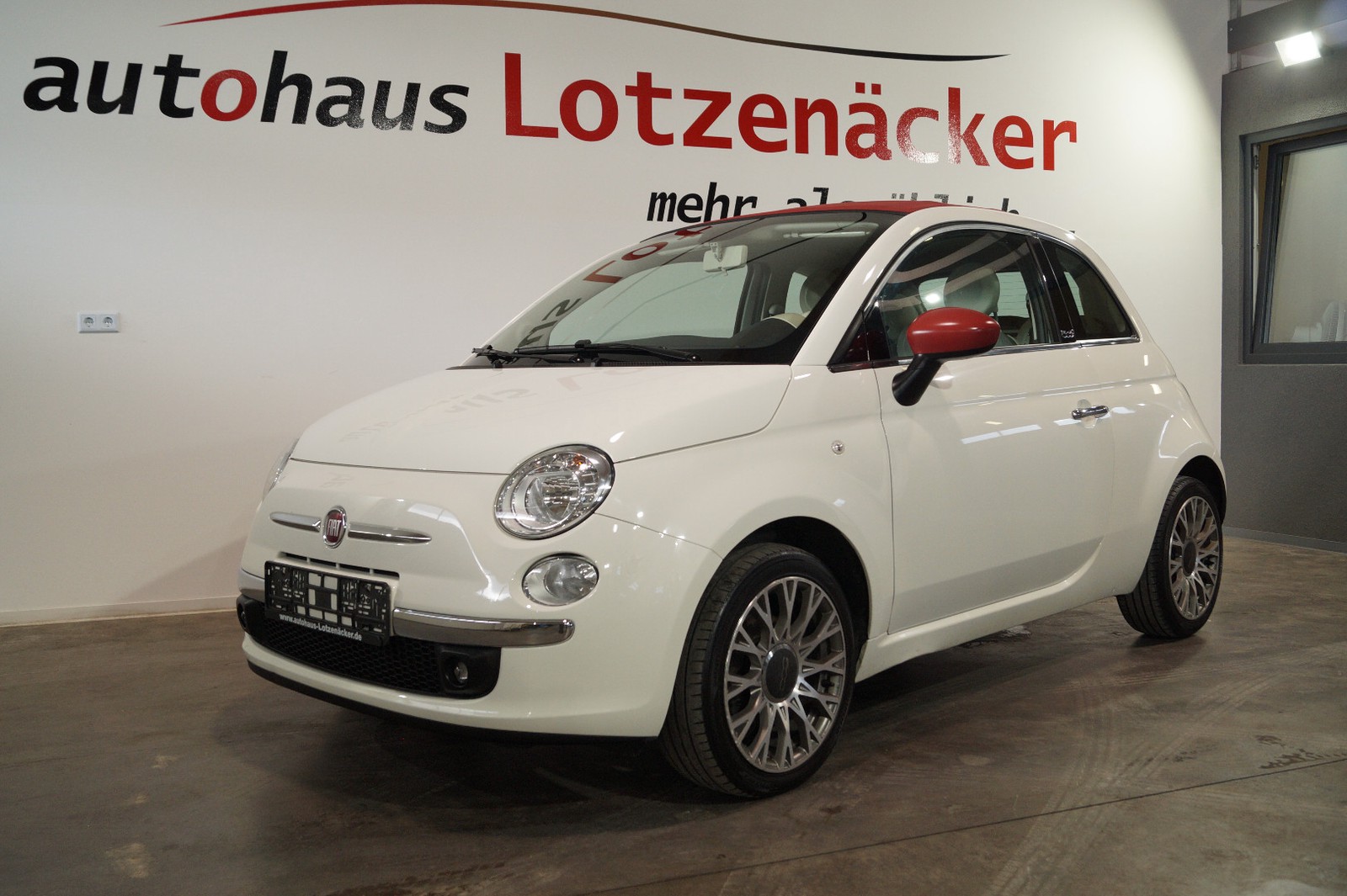 Fiat 500 C 1.4 16V Lounge 1.HAND PDC LEDER SCHECKHEFT