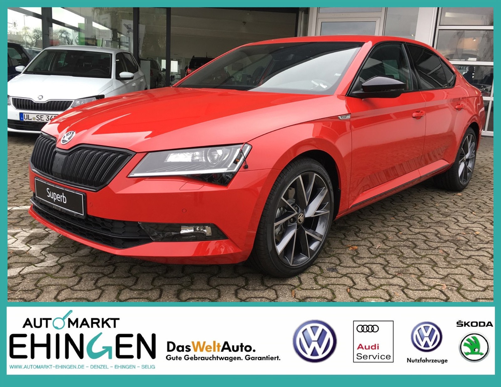 Skoda Superb 2,0 TDI DSG Sportline, ACC, Columbus, Standheizung, Bi-Xenon, ...