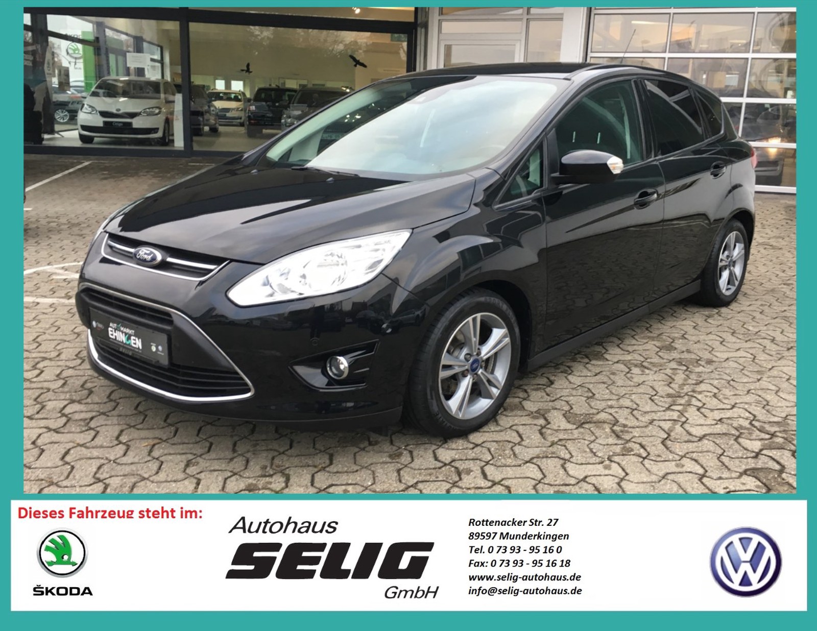 Ford C-Max 1.0 Eco Boost Edition, Alu, PDC, Navi, ...