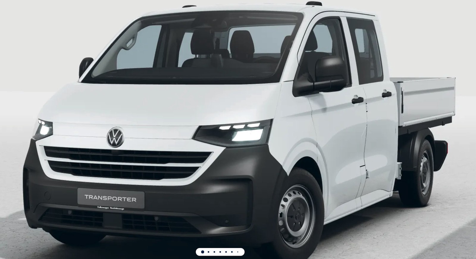 Volkswagen T7 Transporter DoKa Pritsche 6-Sitzer AUTOM AHK