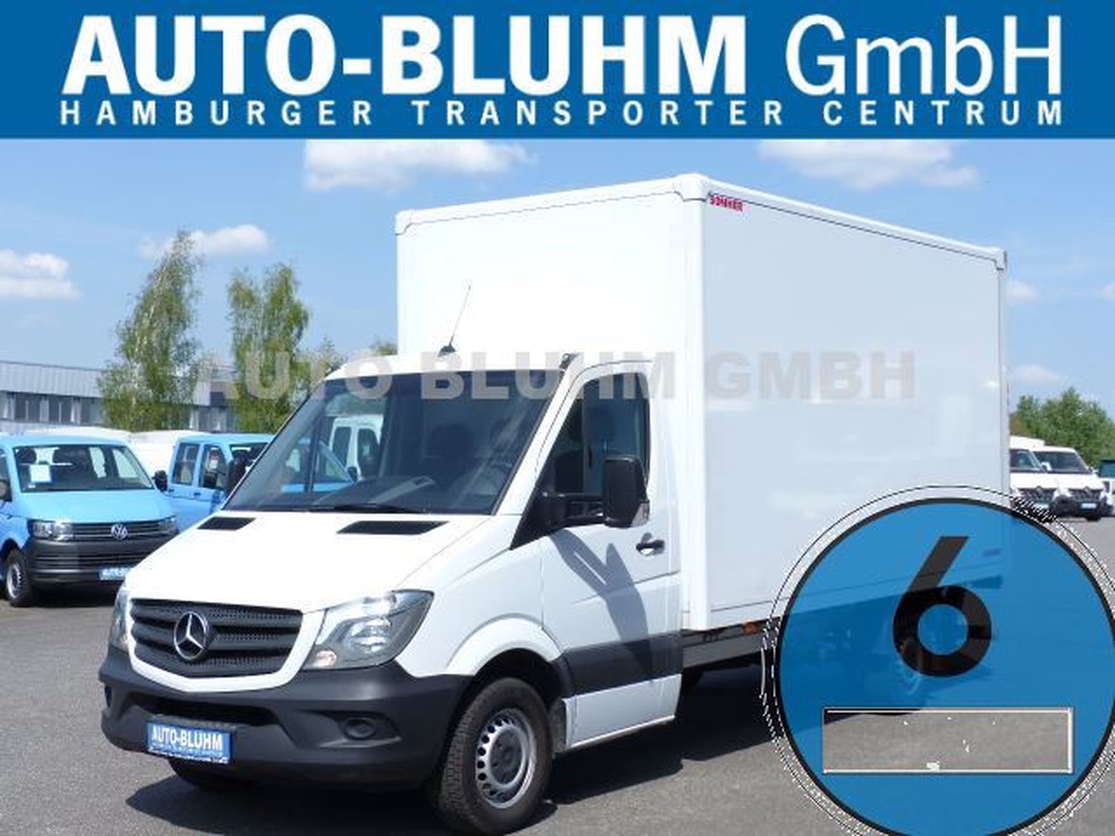 Mercedes-Benz Sprinter 316 CDI-EU6 EK Koffer Maxi + Klima + LBW + Kamera