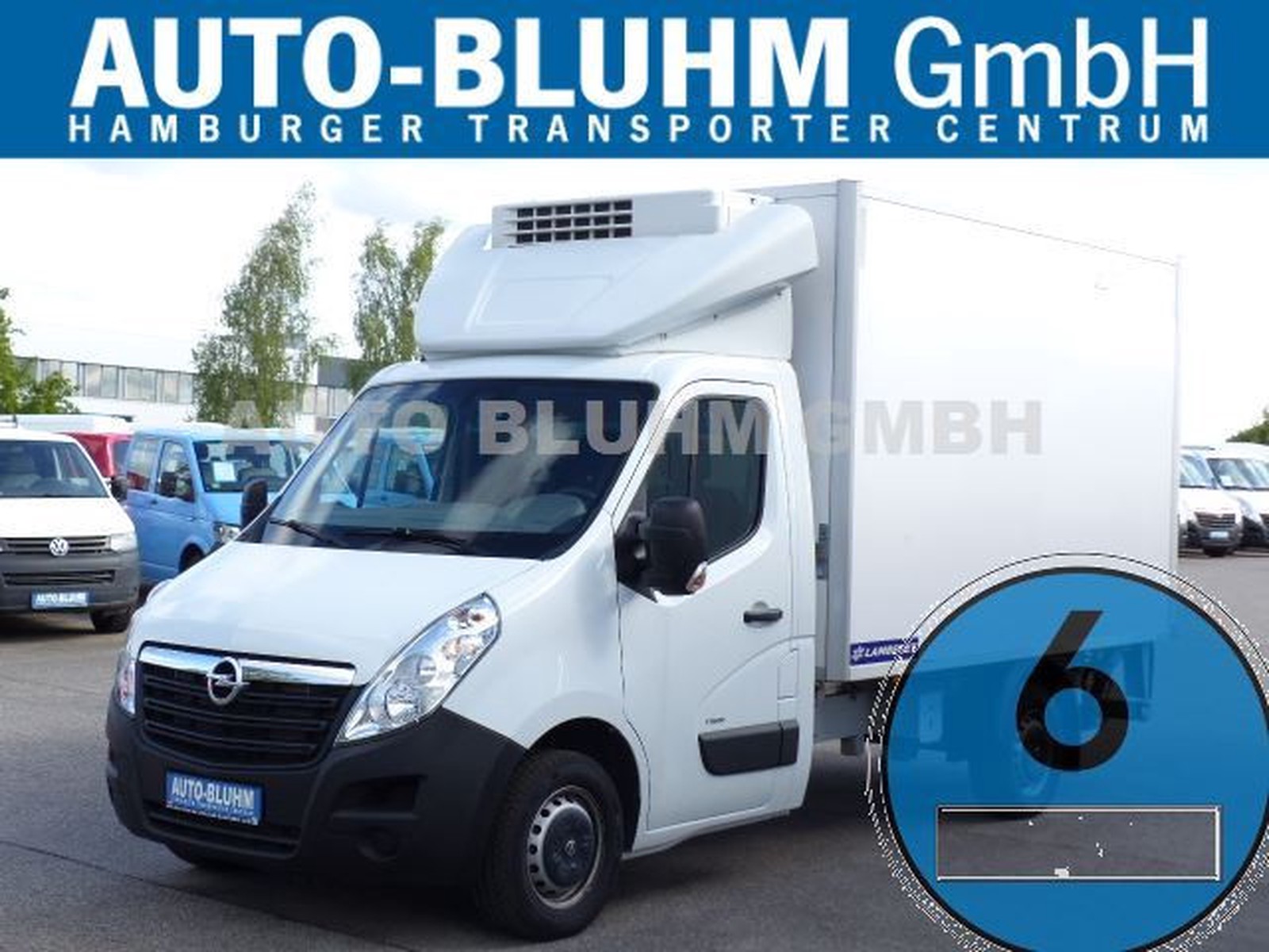 Opel Movano 35 CDTi-EU6 Tiefkühlkoffer + LBW + Klima + Kamera