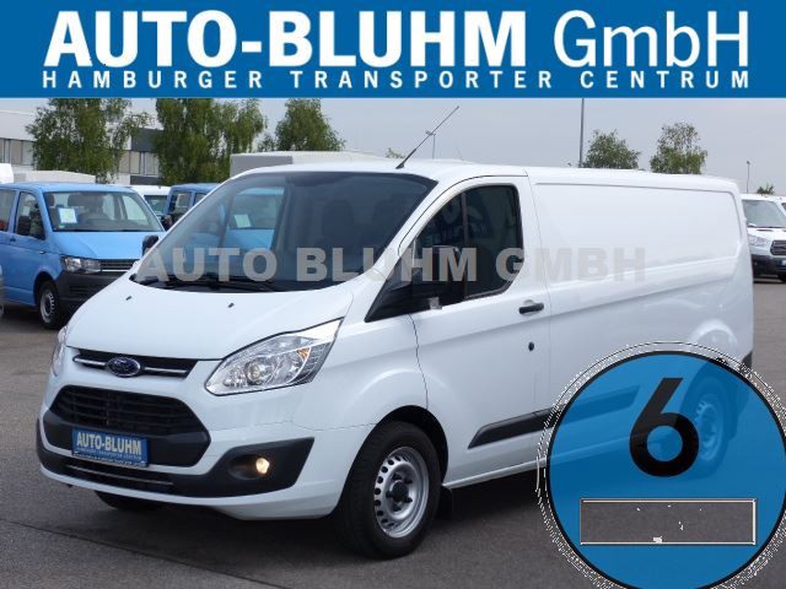 Ford Transit Custom 290 TDCi Kasten L2 + Klima + 3-Sitzer