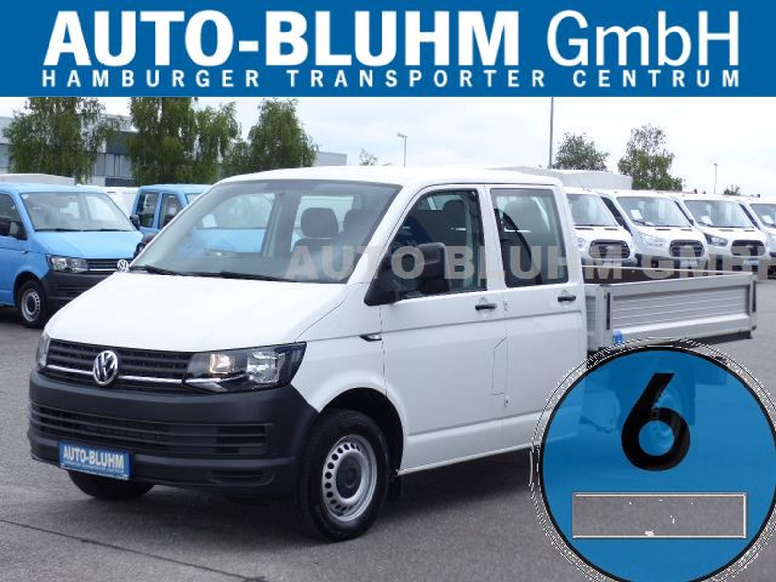 Volkswagen T6 2.0 TDI-SCR Doka LR + Klima + Standhzg