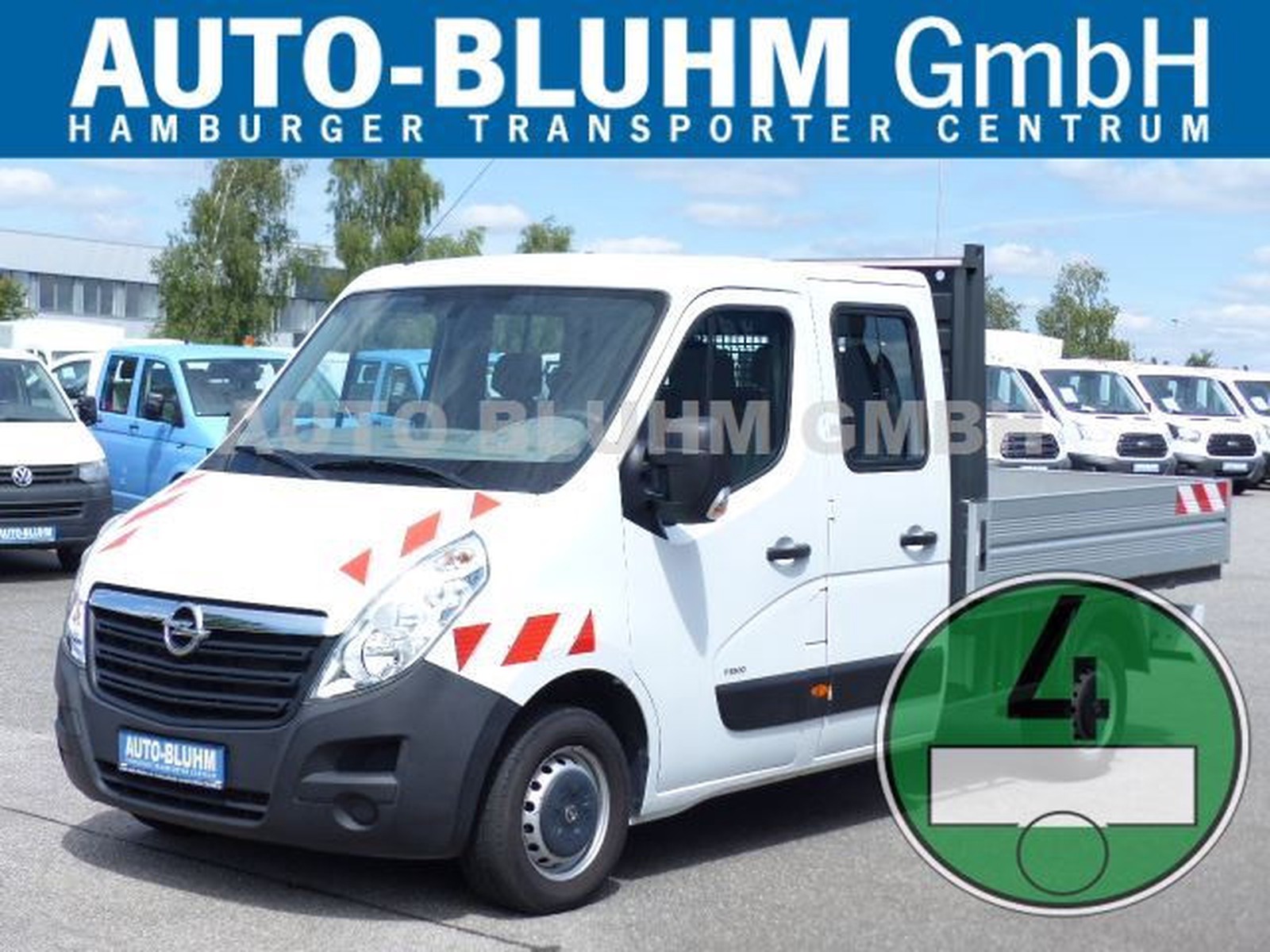 Opel Movano B 2.3 CDTi Doka MR + Klima + AHK + Tempomat