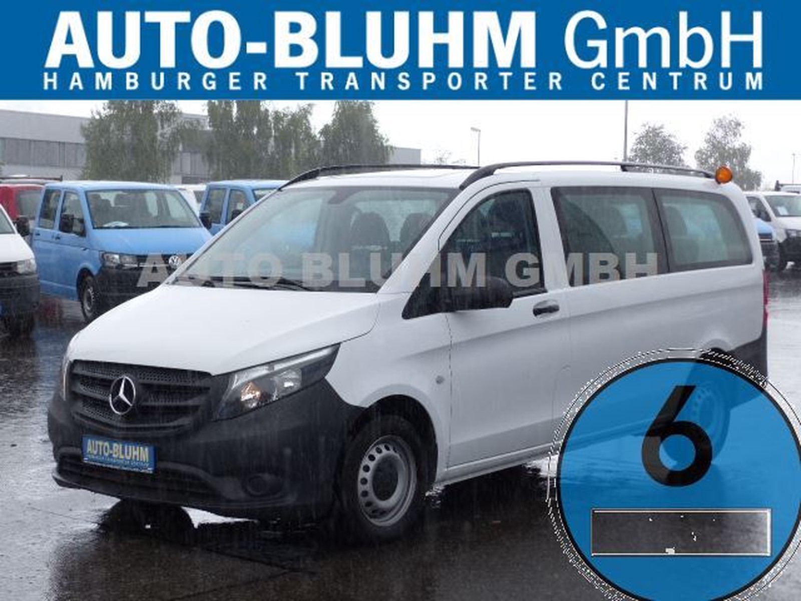 Mercedes-Benz Vito 111 CDI-EU6 Tourer Pro Lang + 9-Sitze + Klima + PDC