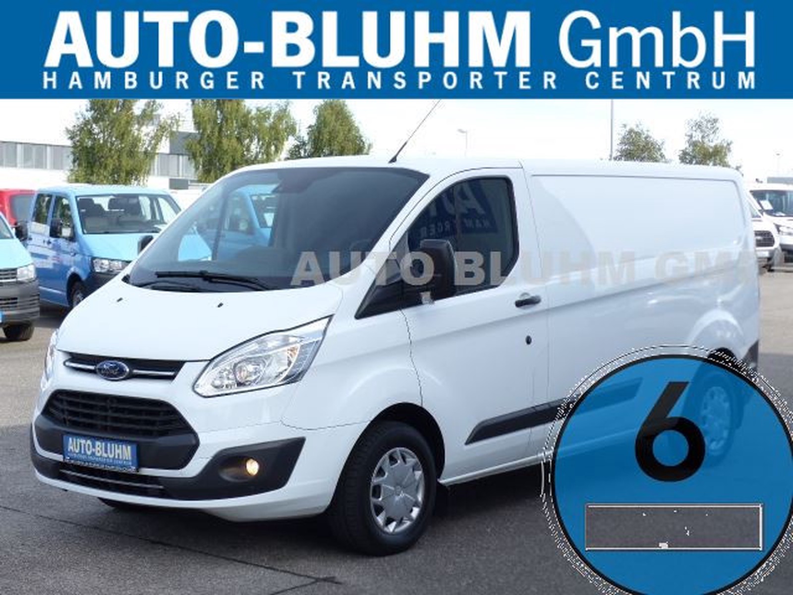 Ford Transit 290 TDCi-EU6 Custom Trend L2 + Klima + GRA + PDC