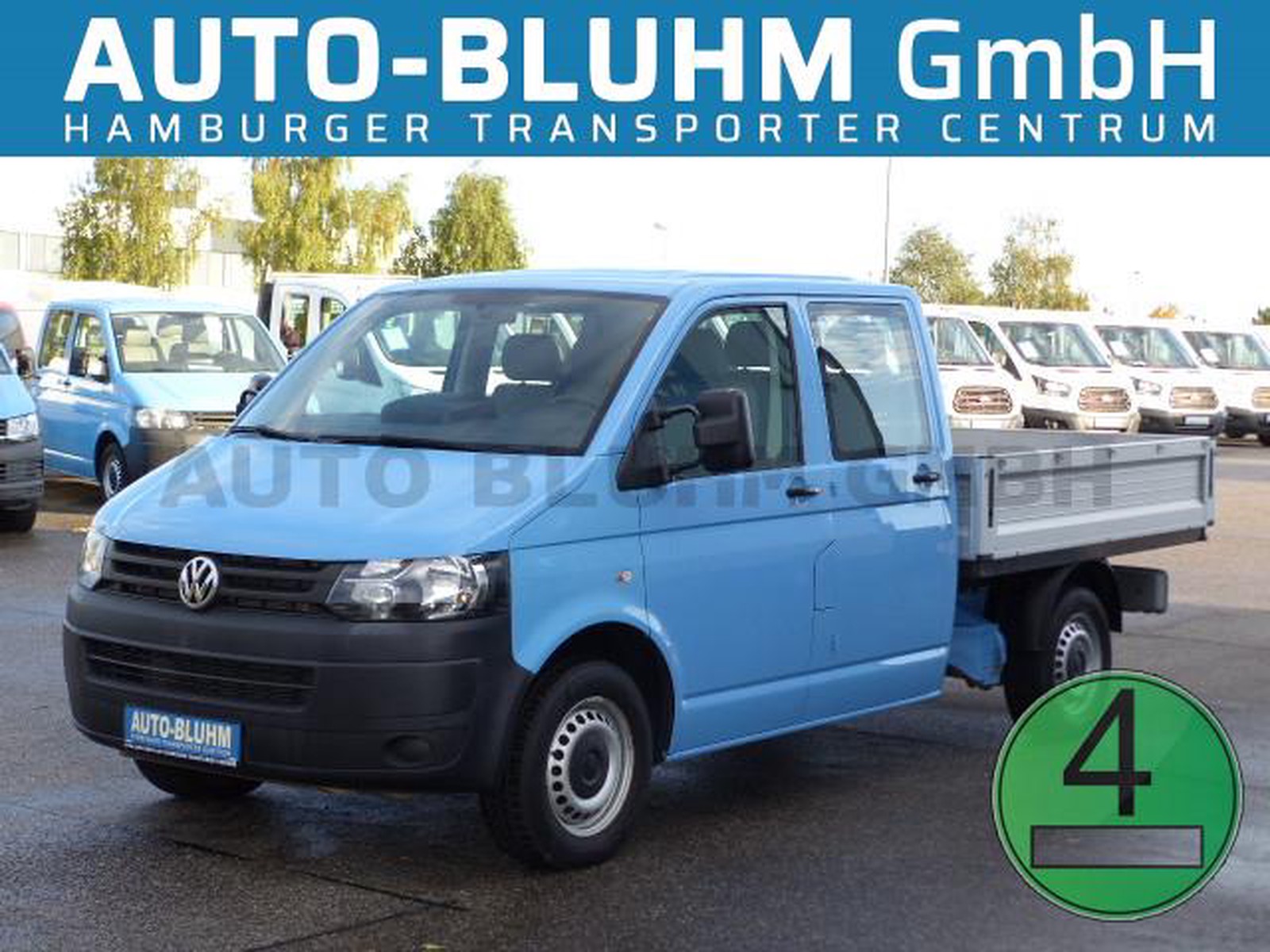 Volkswagen T5 2.0 TDI Doka LR + AHK + Fahrtenschreiber + Elektrikpaket + 6-Sitze