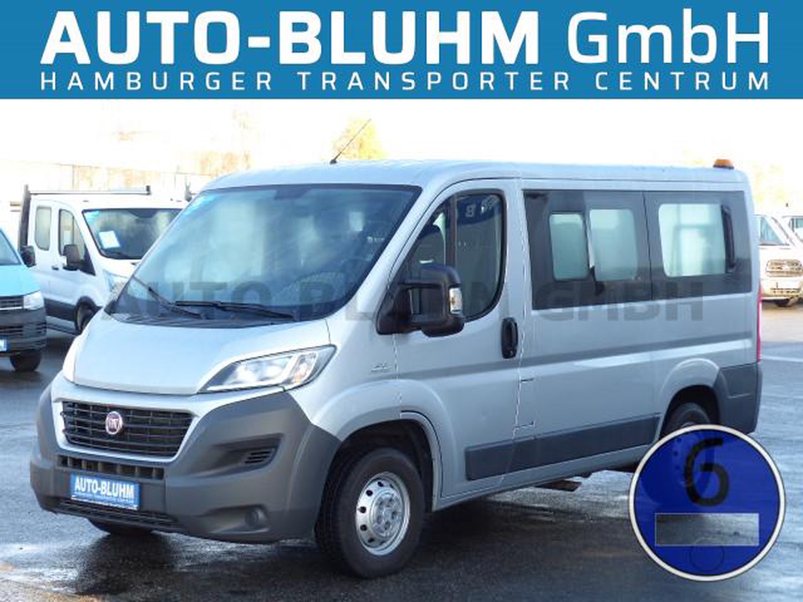 Fiat Ducato 33-150 MJET Kombi L1H1 + Klima + Rampe + AHK