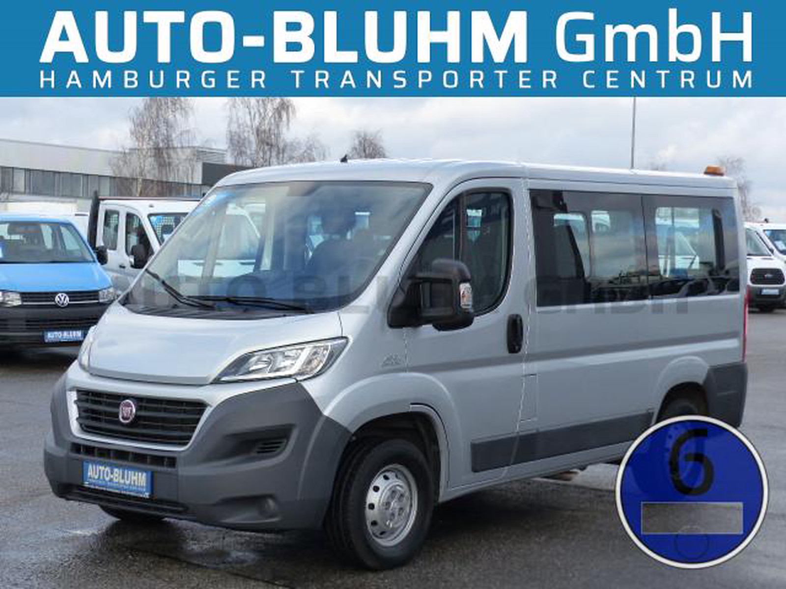 Fiat Ducato 33-150 MJET Kombi L1H1 + Klima + Rampe