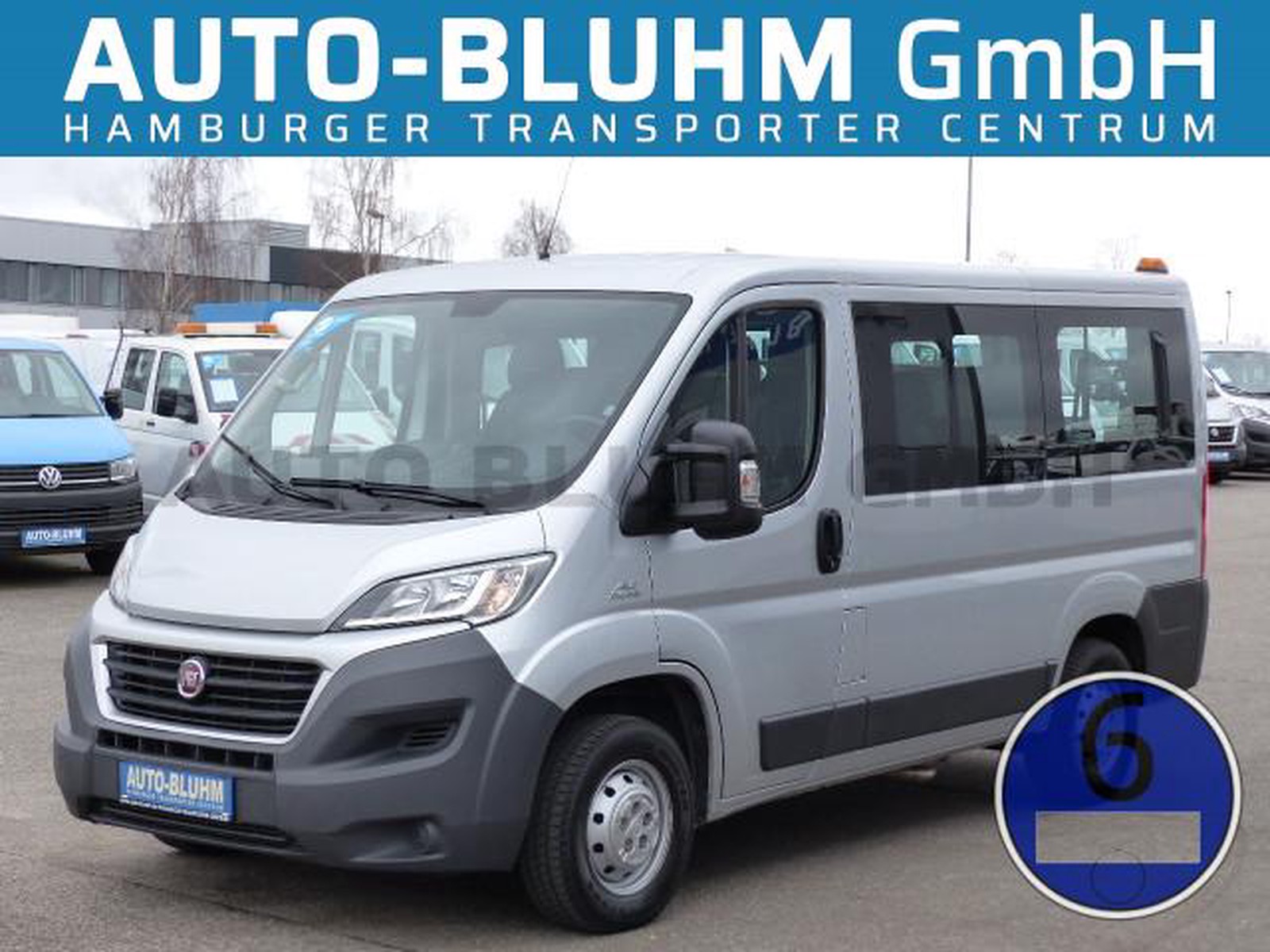 Fiat Ducato 33-150 MJET Kombi L1H1 + Klima + Rampe