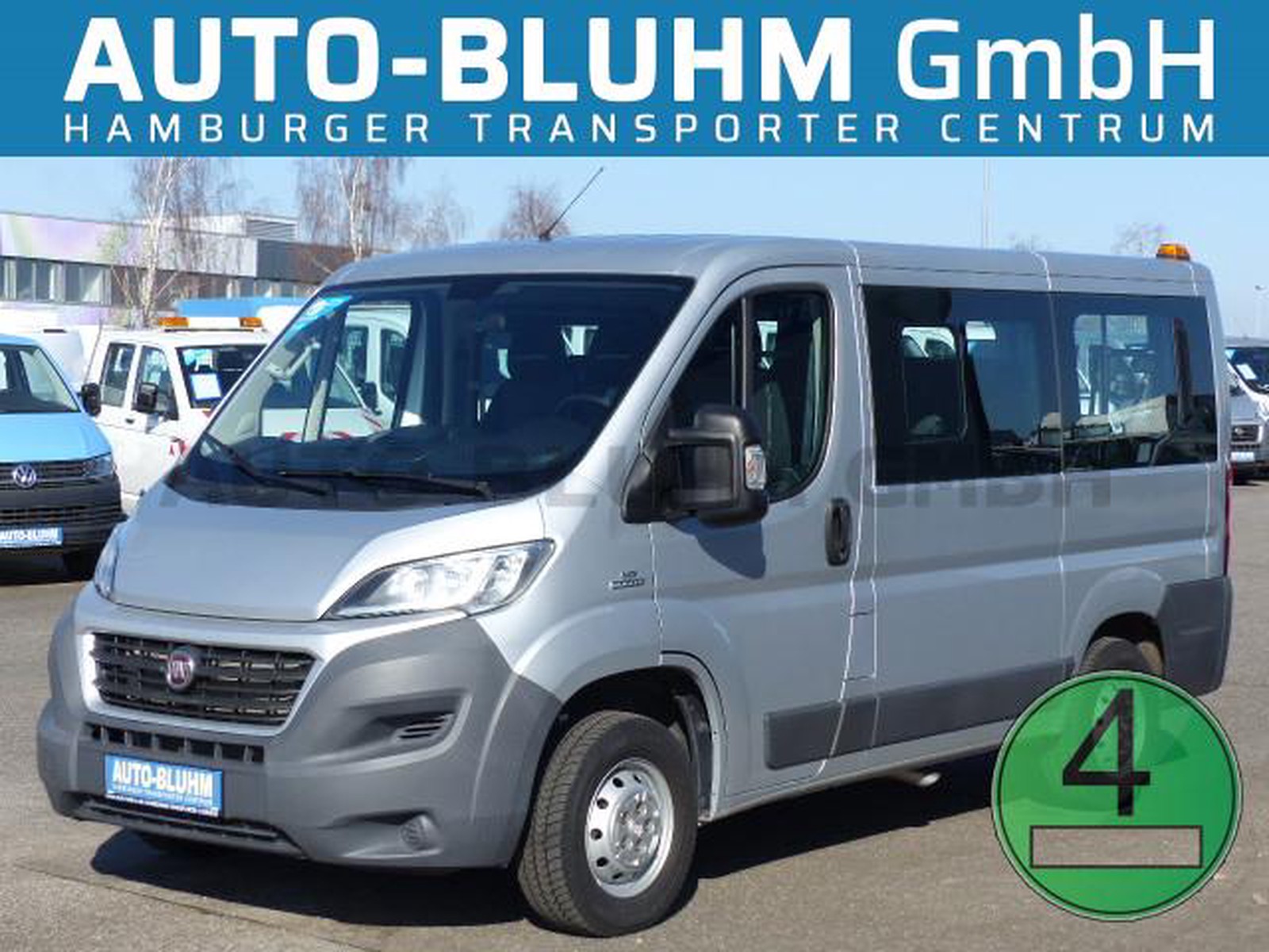 Fiat Ducato 33-115 MJET Kombi L1H1 + Klima + Rampe