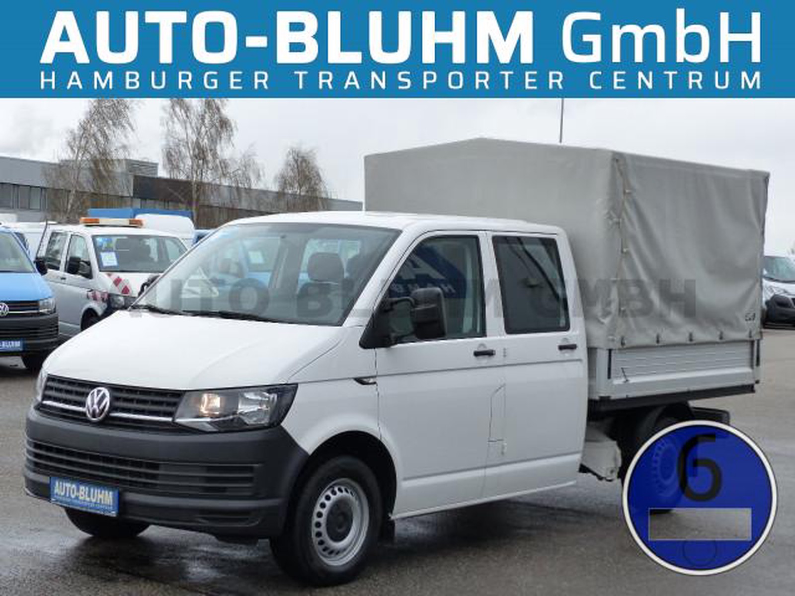 Volkswagen T6 2.0 TDI EU6 Doka Plane + AHK + Klima