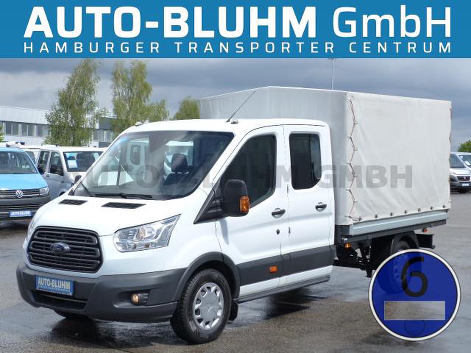 Ford FT 350 TDCI Doka L3 Trend + Plane & Spriegel + Klima