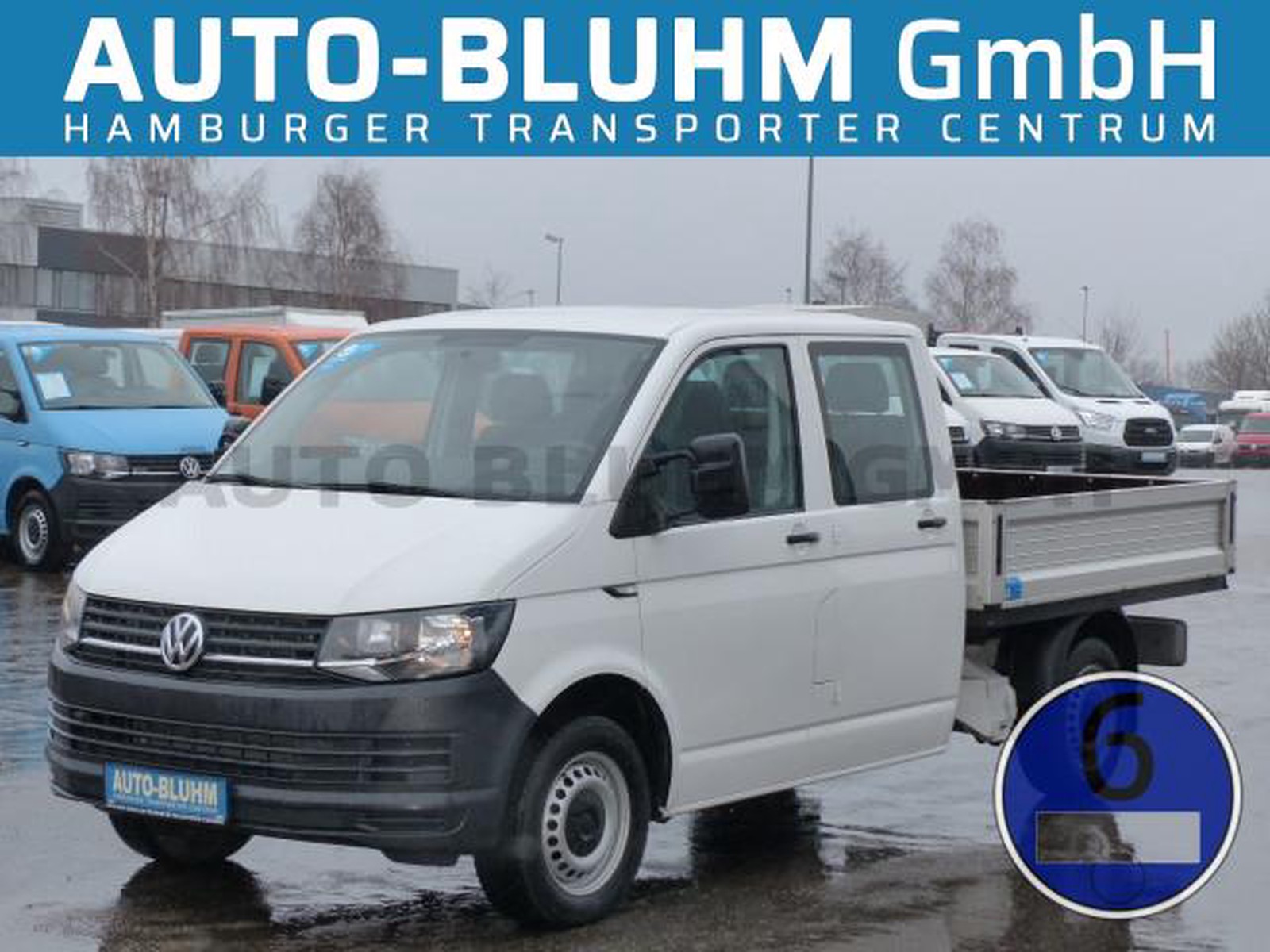 Volkswagen T6 2.0 TDI Doka + Klima Standhzg 6-Sitze