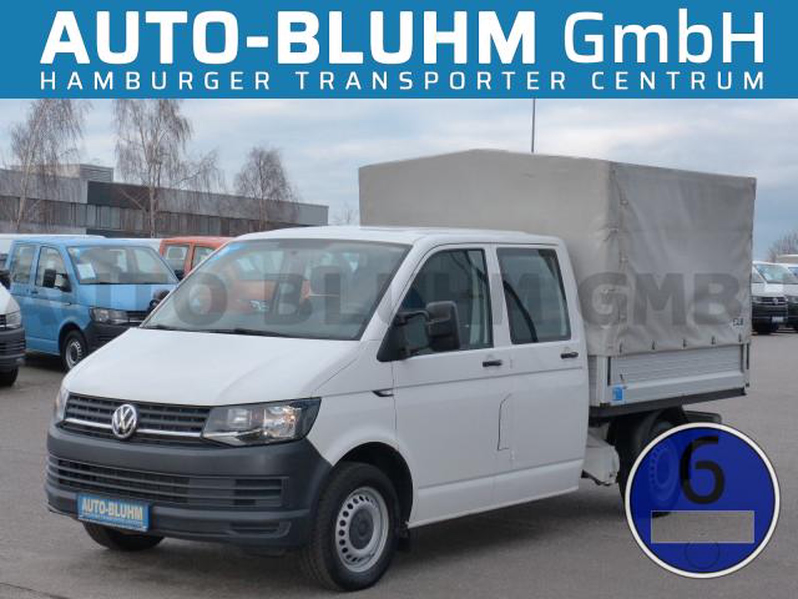 Volkswagen T6 2.0 TDI-SCR Doka Plane + Standhzg 6-Sitze