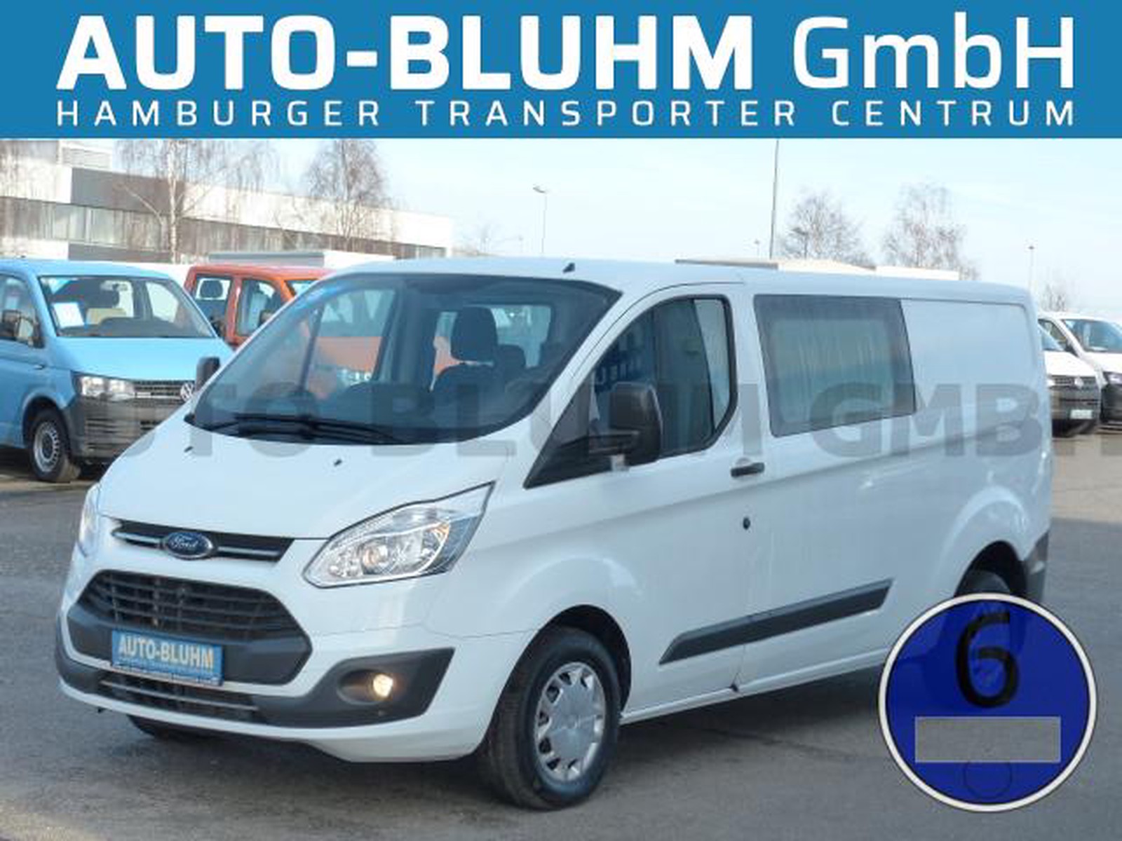 Ford Transit 310 TDCi Custom Mixto Trend L2 + Sthzg + AHK