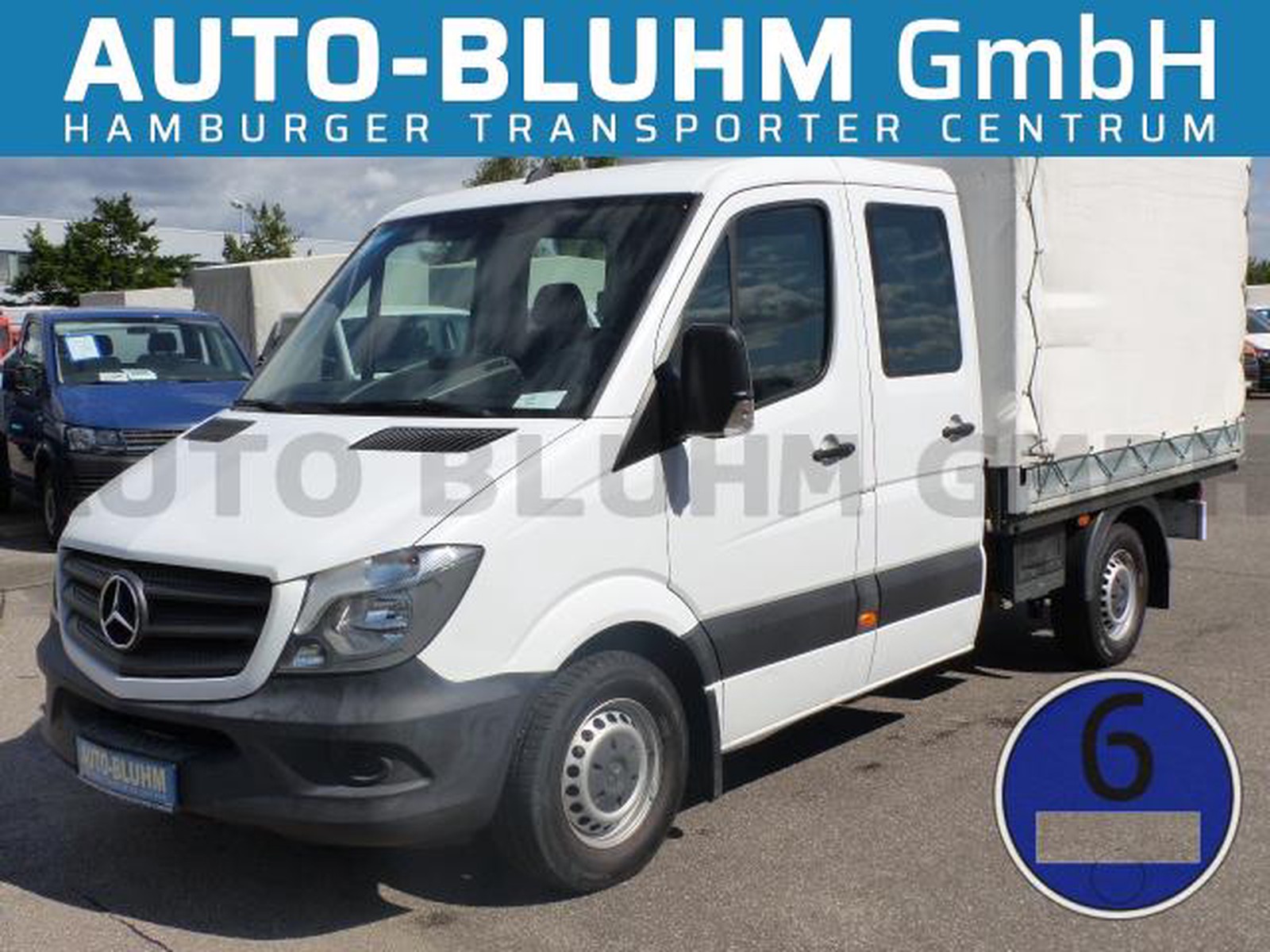 Mercedes-Benz Sprinter 314 CDI Doka Plane + Klima Standhzg AHK 2-Boxen