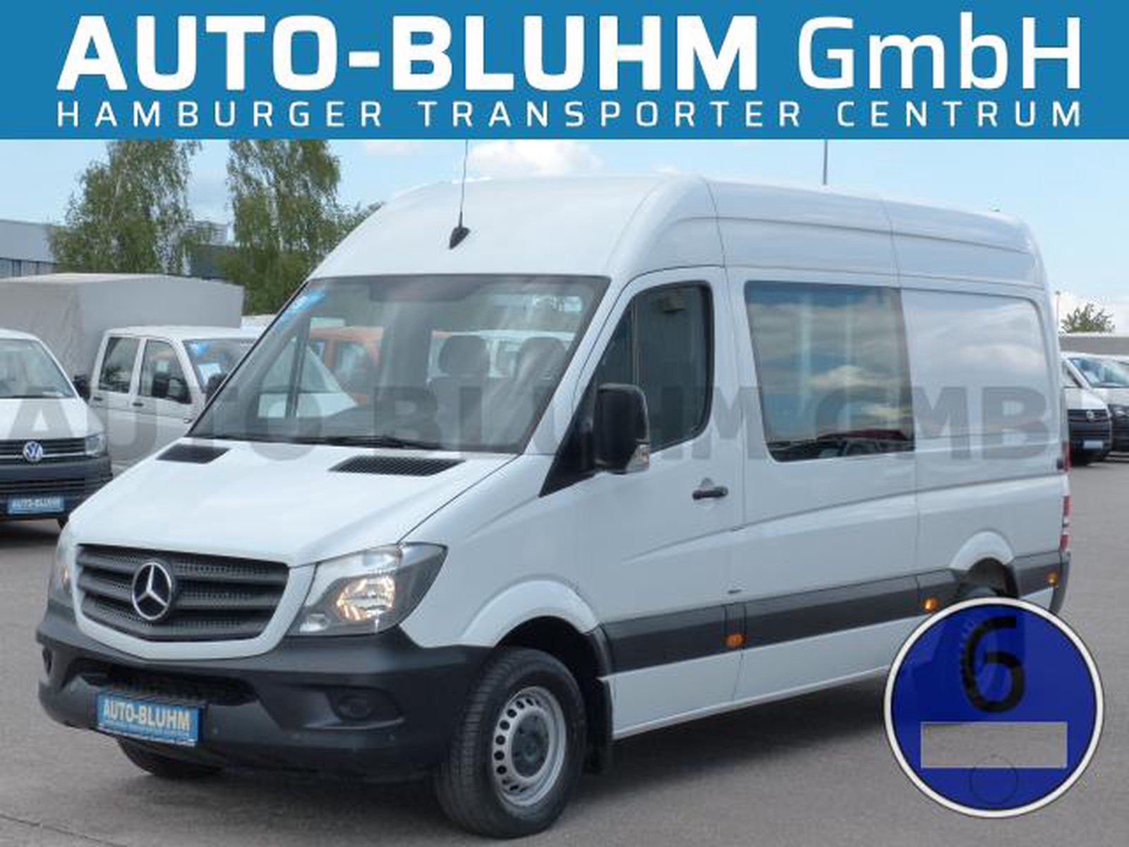 Mercedes-Benz Sprinter 314 CDI Werkstattwg Mixto MR + Klima Standhzg 6-Sitze Regale
