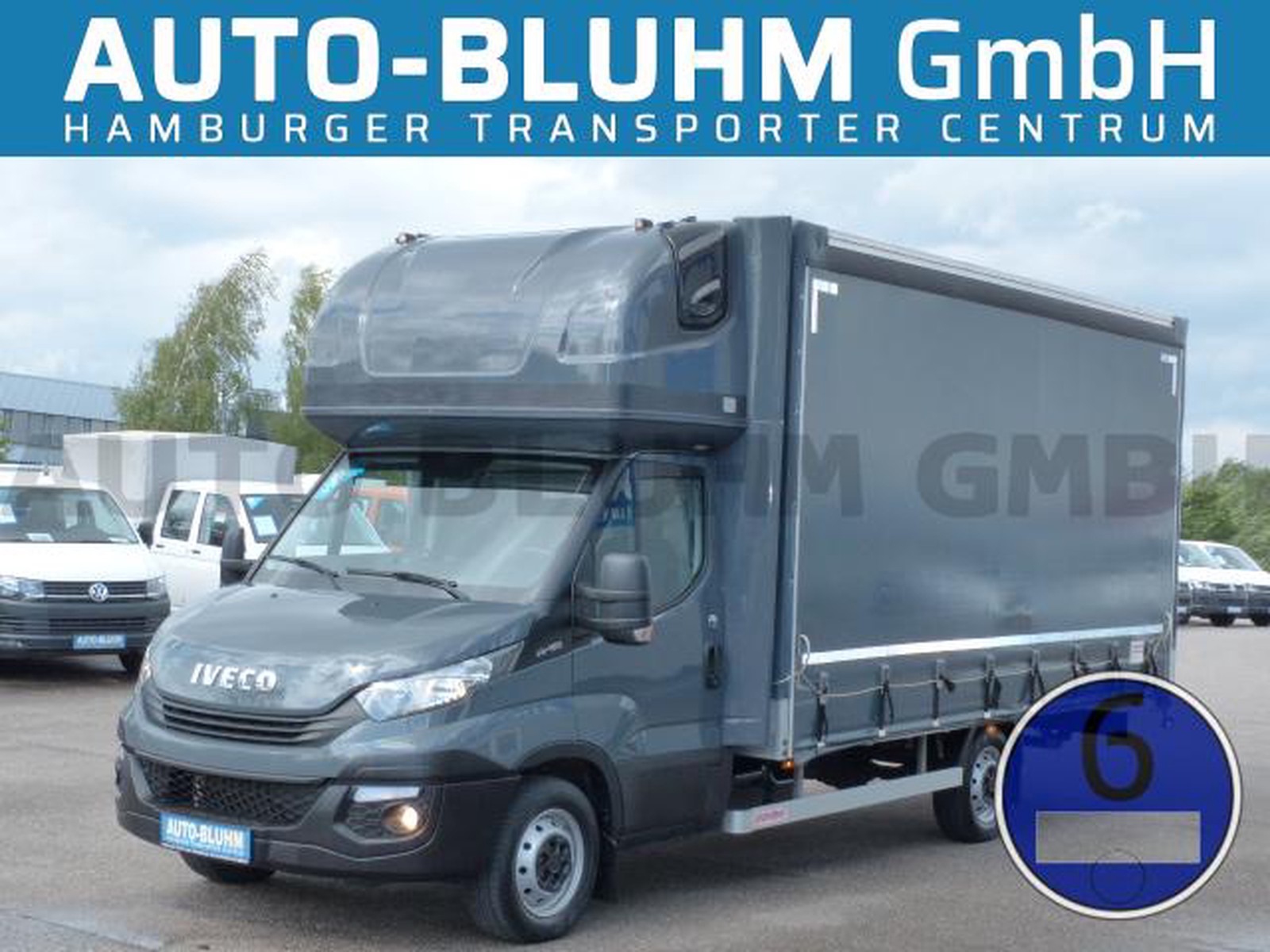 Iveco Daily 35S18 Pritsche Plane + Schlafkabine + AHK