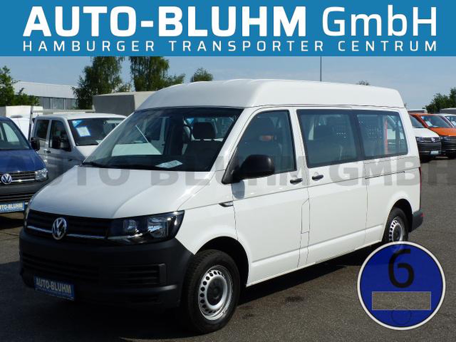 Volkswagen T6 Tdi Bus 8 Sitzer Lang Rollstuhlbus + Rampe Kombi Mittelhochdach lang