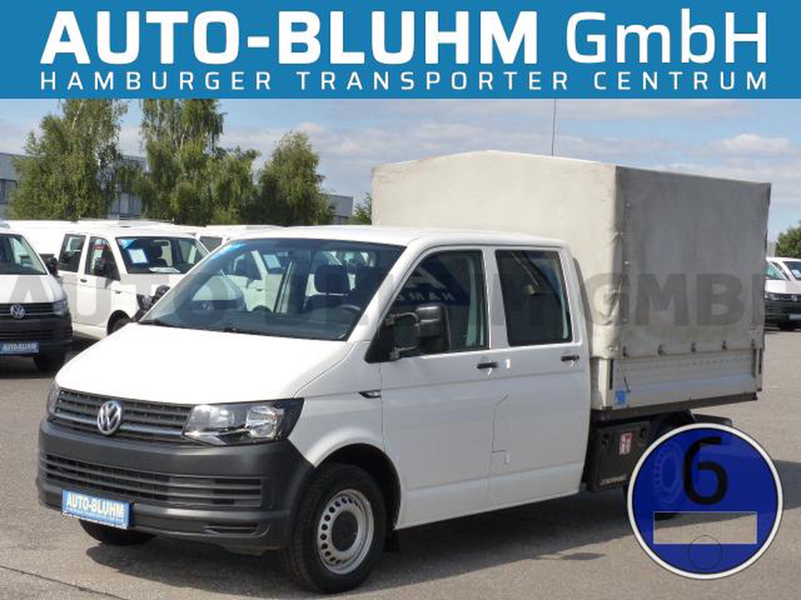 Volkswagen T6 TDI-SCR Doka Plane + Klima Standhzg 6-Sitze