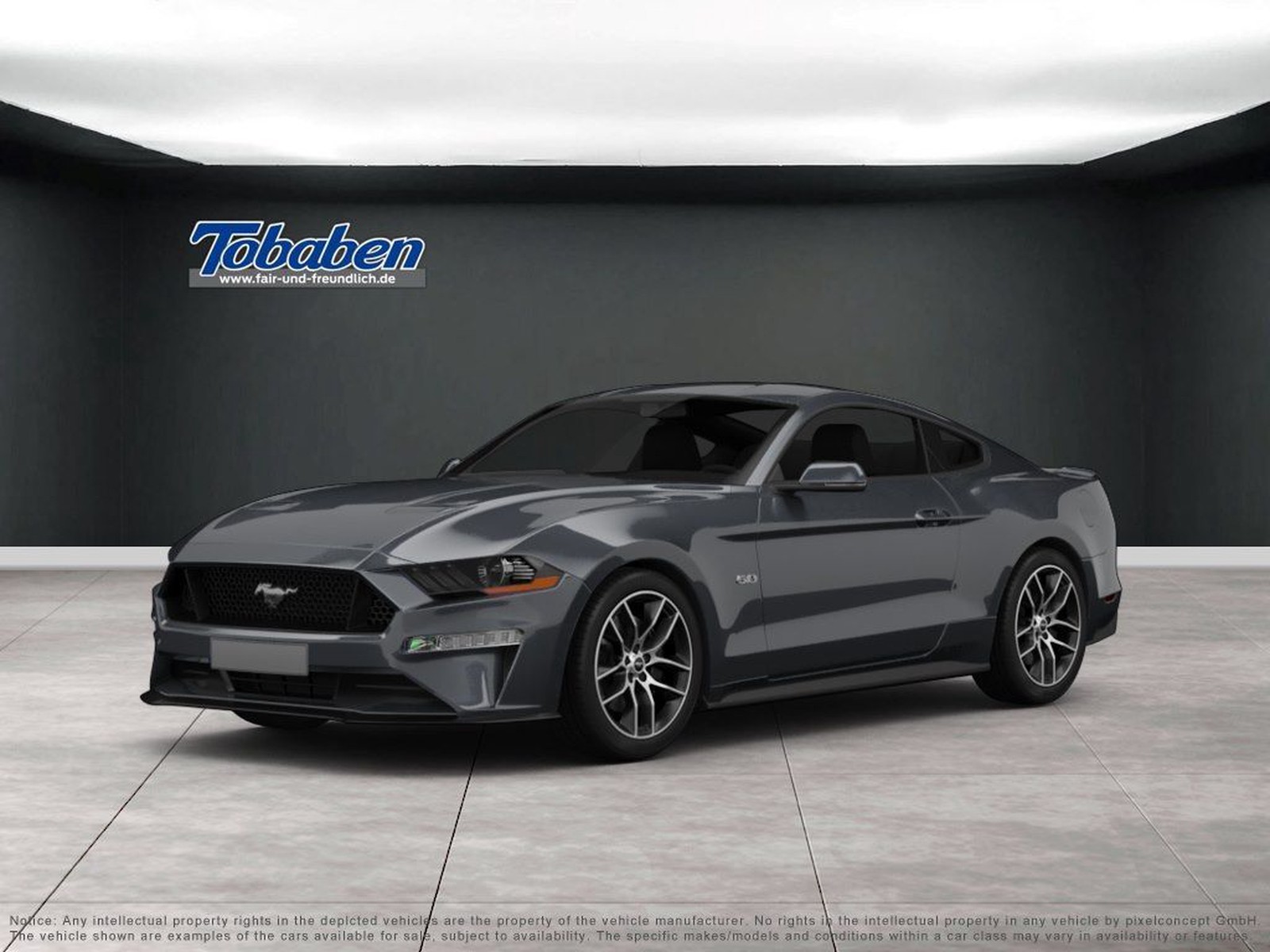 Ford Mustang GT + Deutsches Fahrzeug