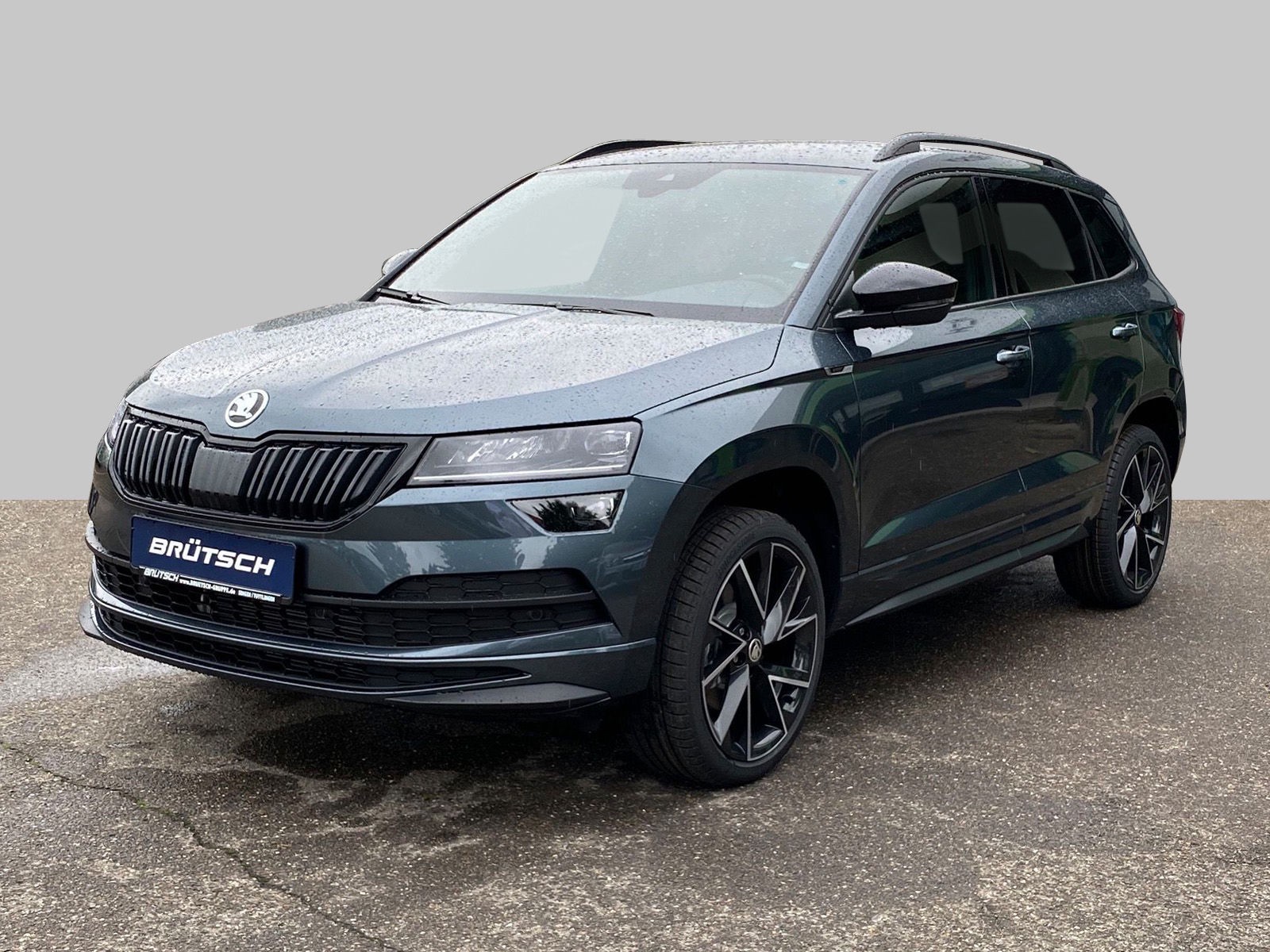 Skoda зеленая karoq