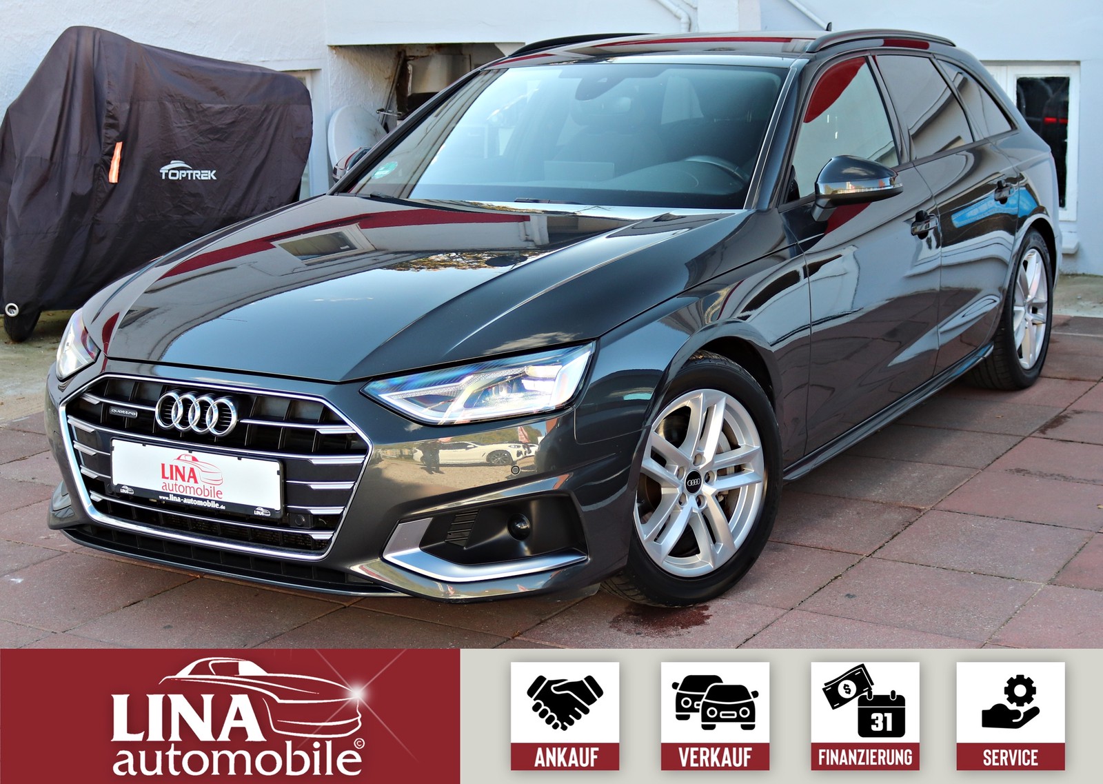 Audi A4 Avant 40 TDI Quat. 1Hd ACC Navi LED AHK 204Ps