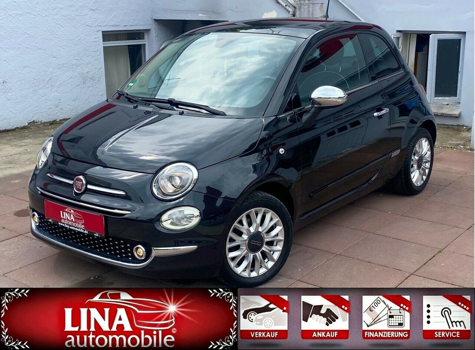 Fiat 500 Lim. Lounge NAVI*PANORAMA*Leder*KLIMA*S-Heft