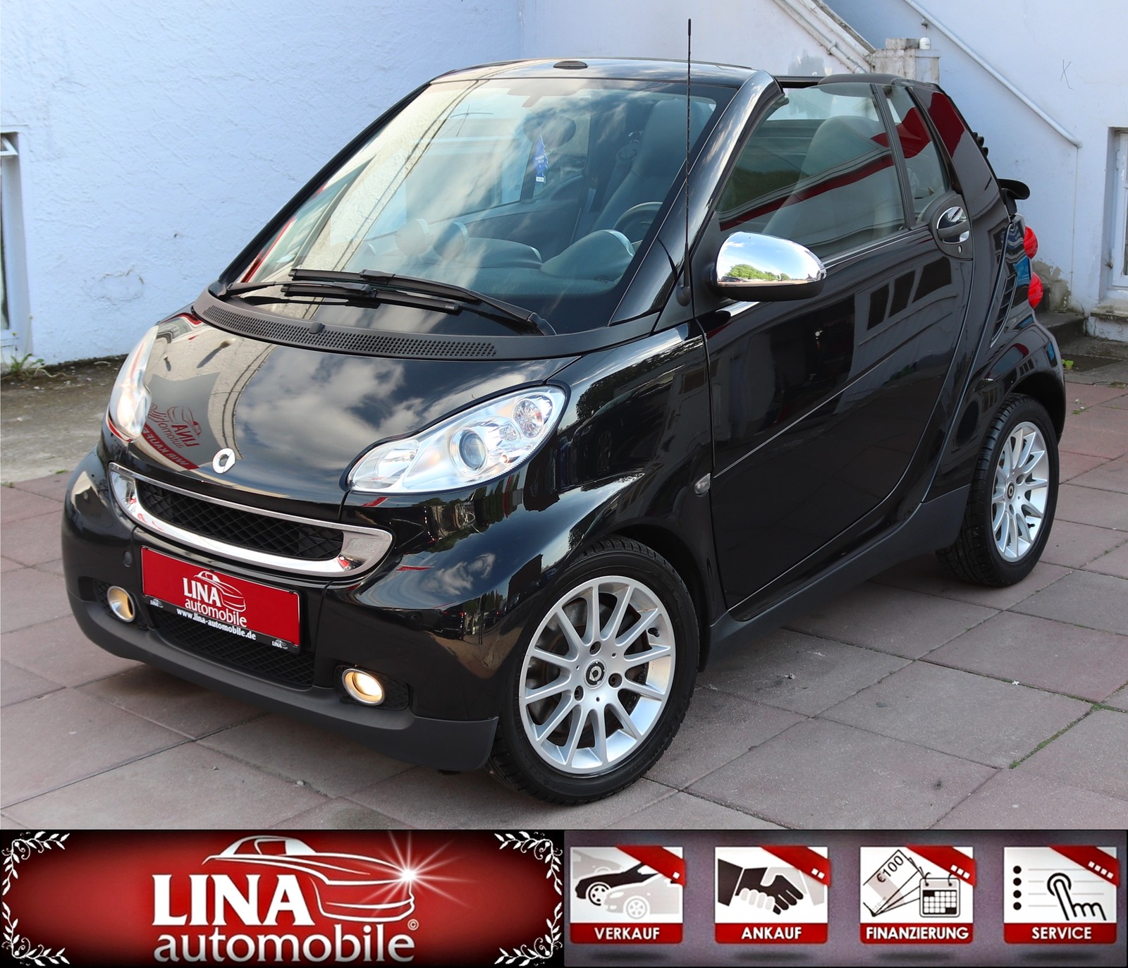Smart smart fortwo Cabrio Navi Leder Sitzhzg F1-Schalt