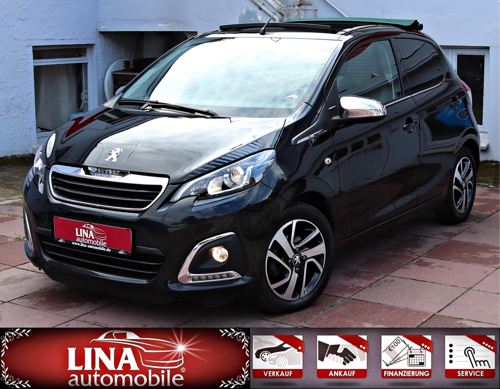 Peugeot 108 Flatrate TOP! Colletion Panorama Klimaaut.