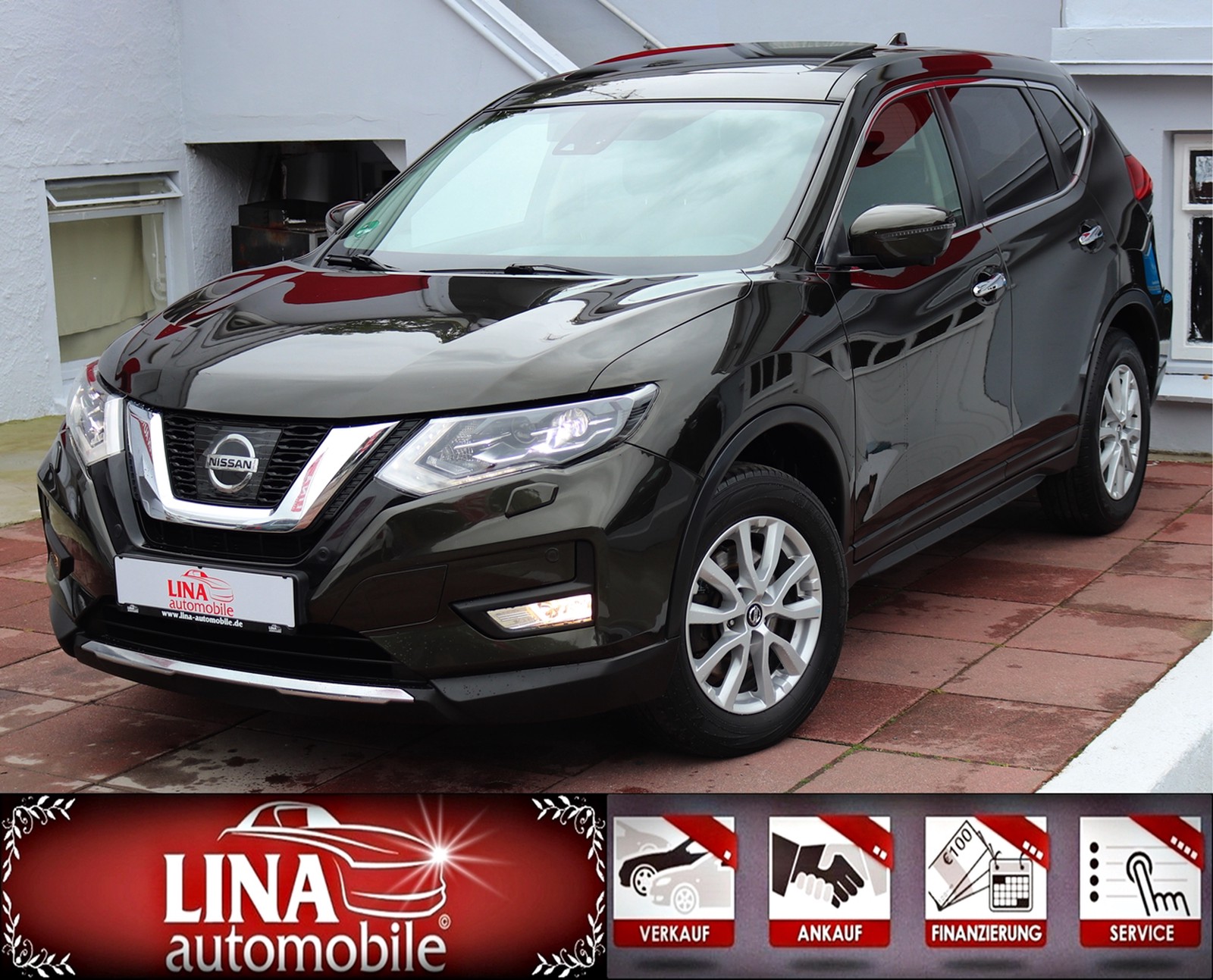 Nissan X-Trail Acenta 7Sitze PANO 360°Kam NaviDVD BiXen