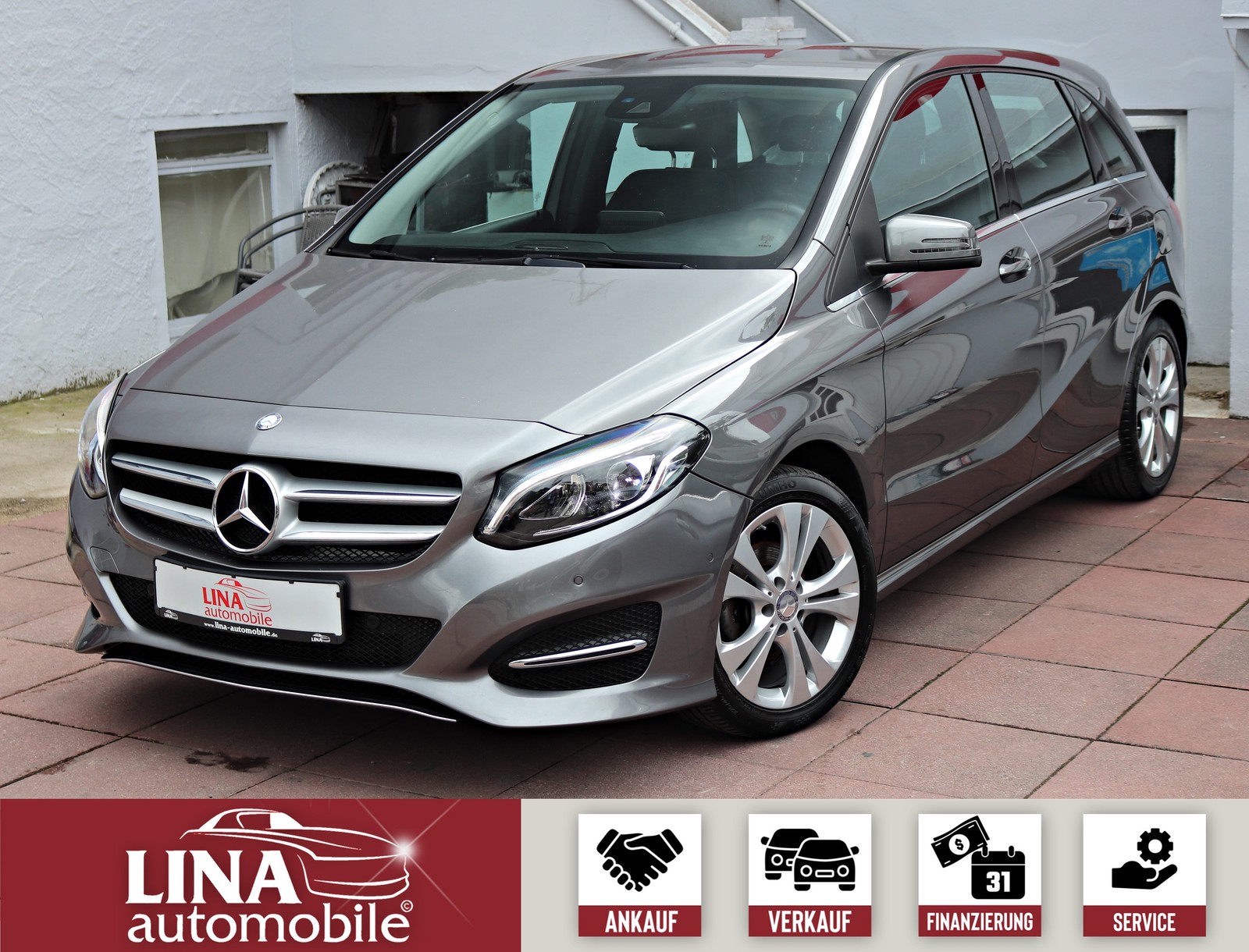 Mercedes-Benz B 180 d 2.Hd Navi LED Leder Totwinkel 2xSHZ PDC